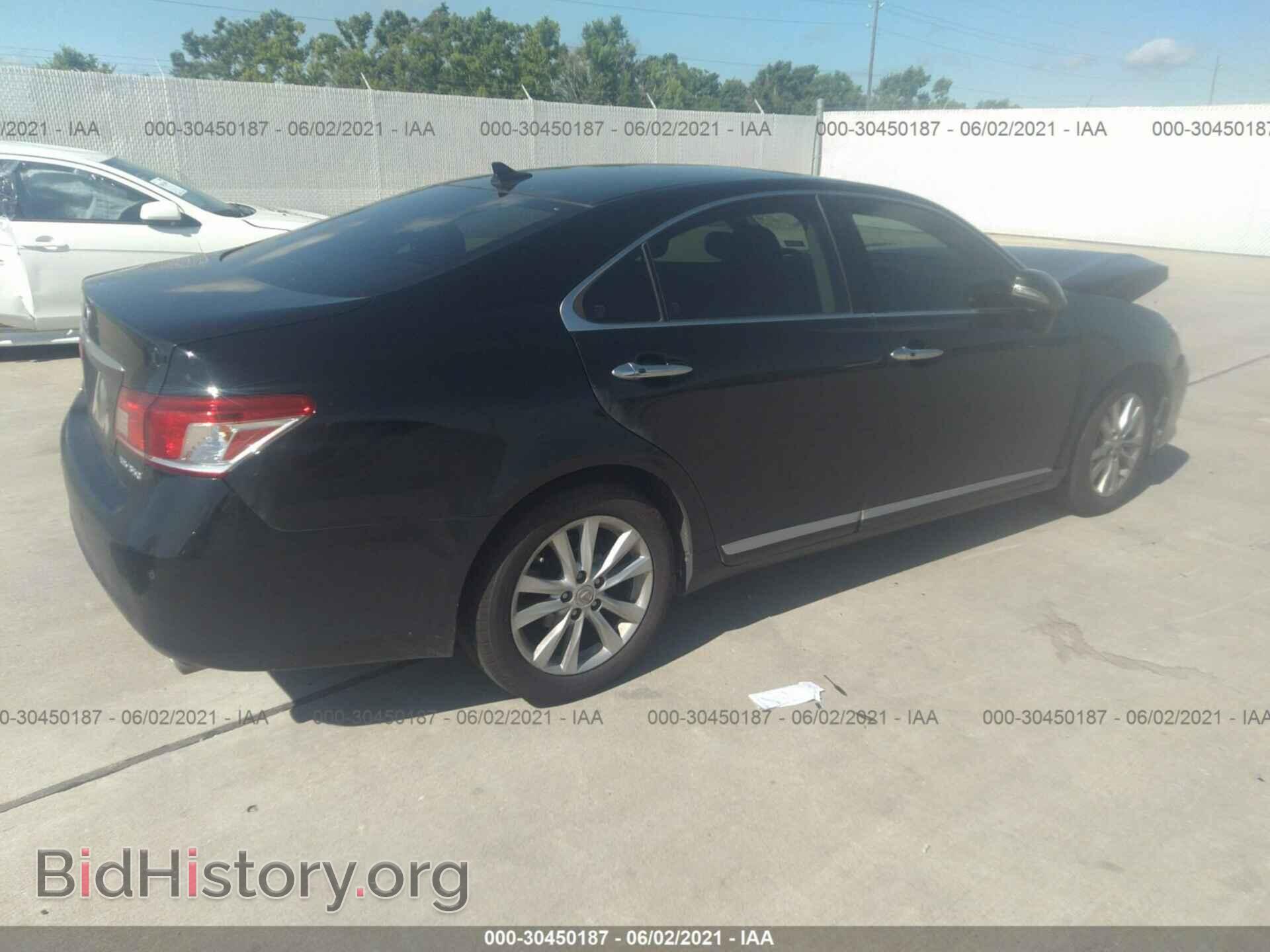2012 LEXUS ES 350 - VIN: JTHBK1EG3C2488043 - Фото 4