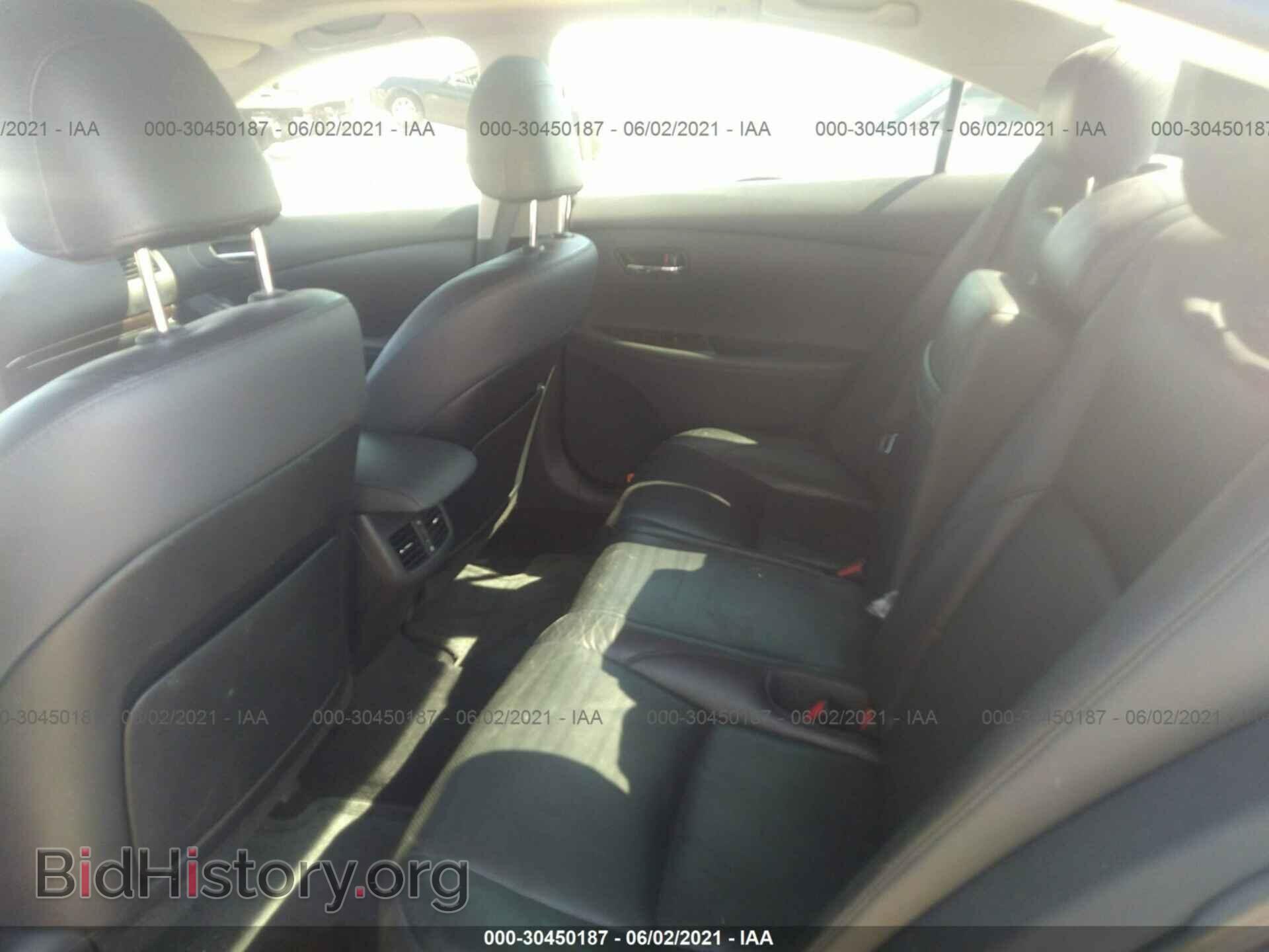 2012 LEXUS ES 350 - VIN: JTHBK1EG3C2488043 - Фото 8