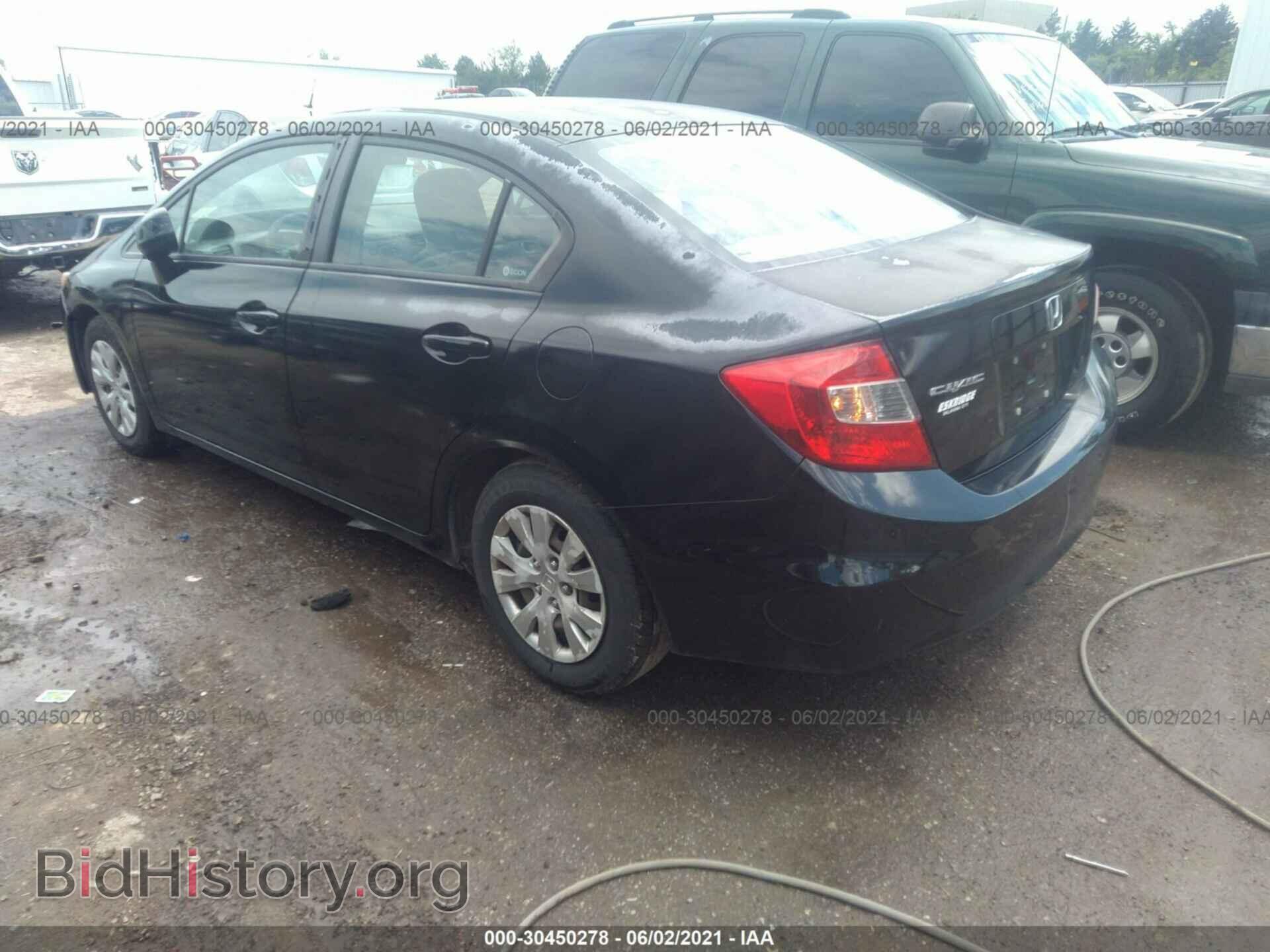 2012 HONDA CIVIC SDN - VIN: 2HGFB2F59CH604151 - Фото 3