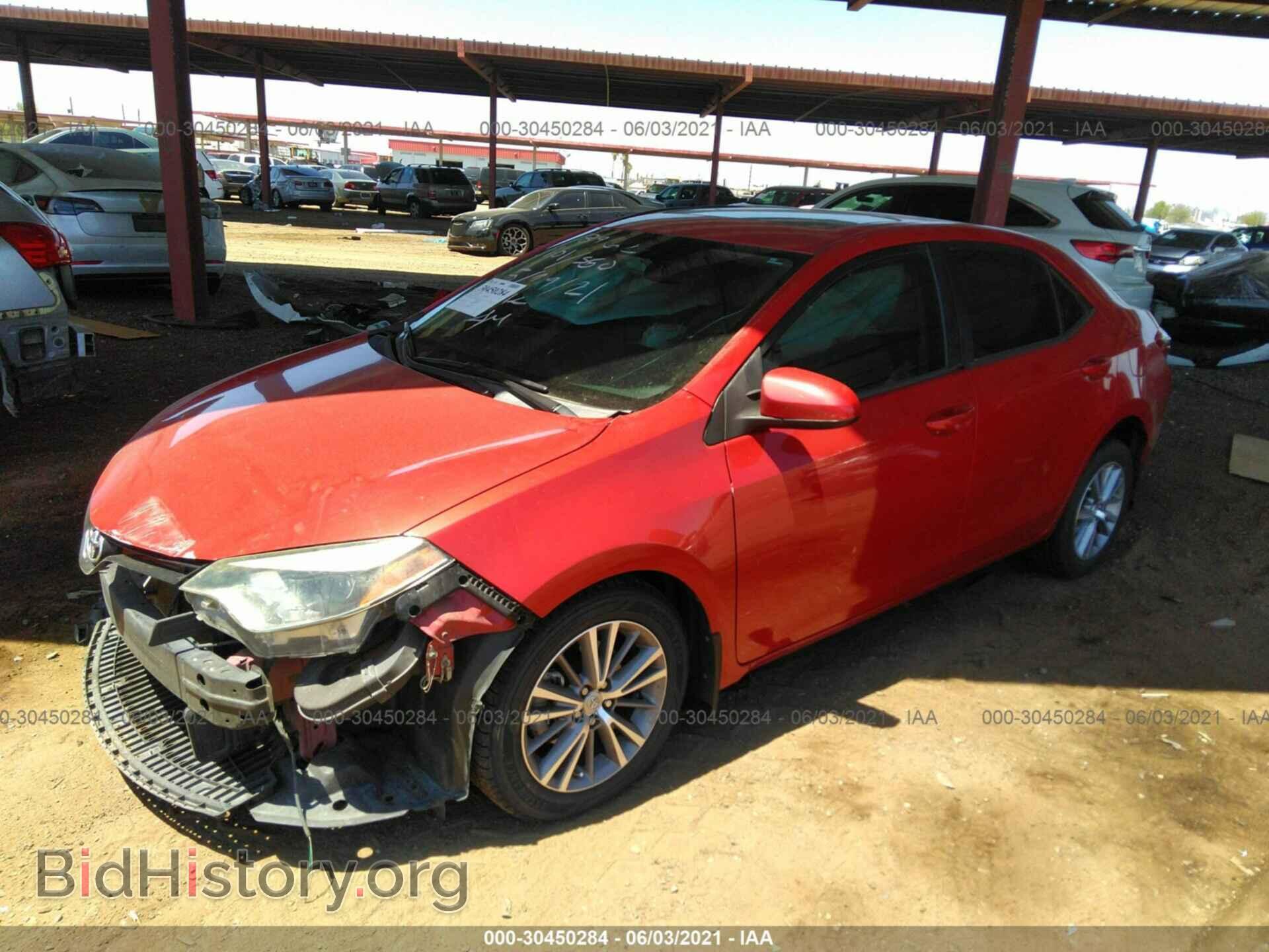 2014 TOYOTA COROLLA - VIN: 5YFBURHE9EP001131 - Фото 2