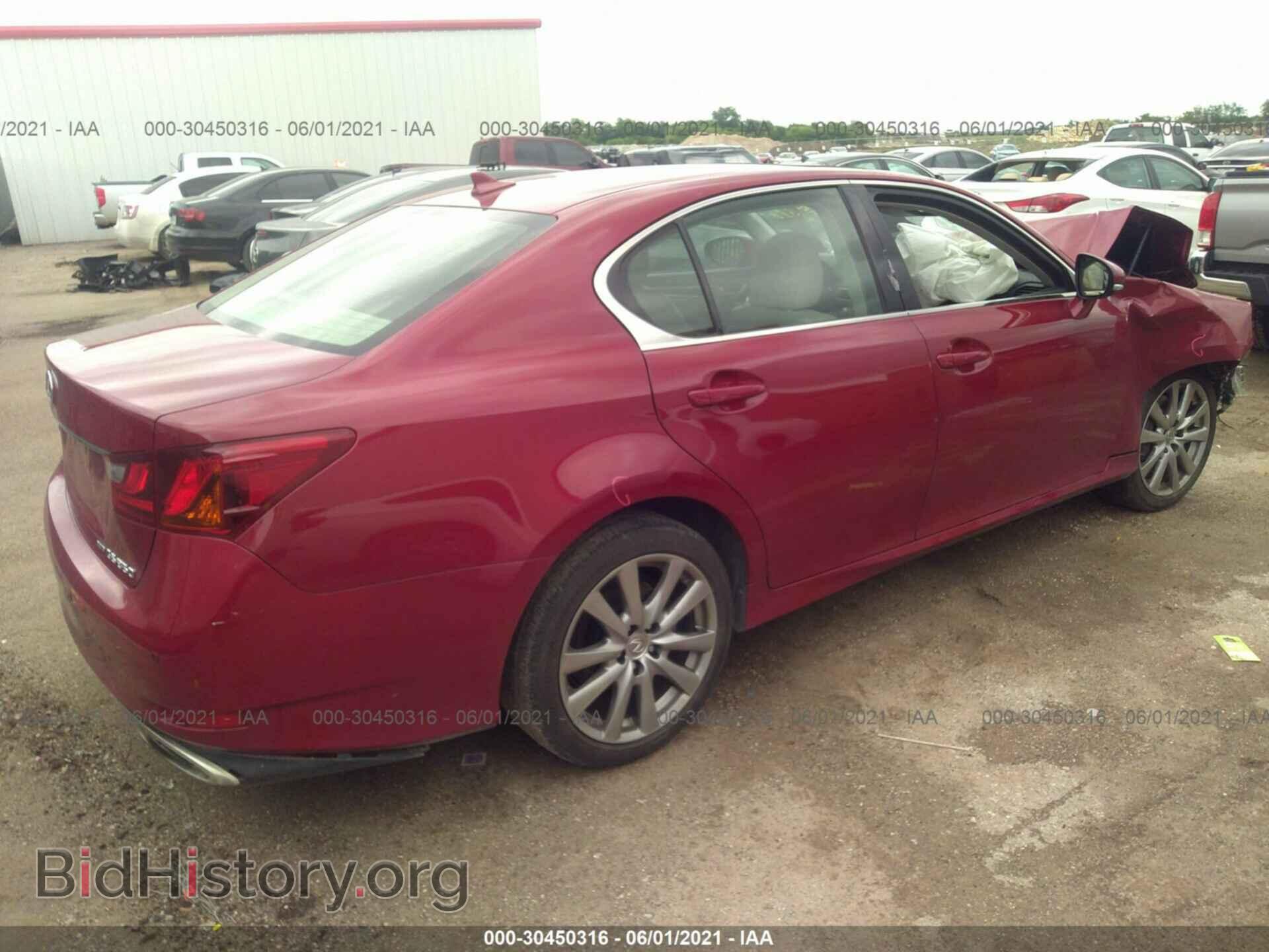2013 LEXUS GS 350 - VIN: JTHCE1BL3D5018043 - Фото 4