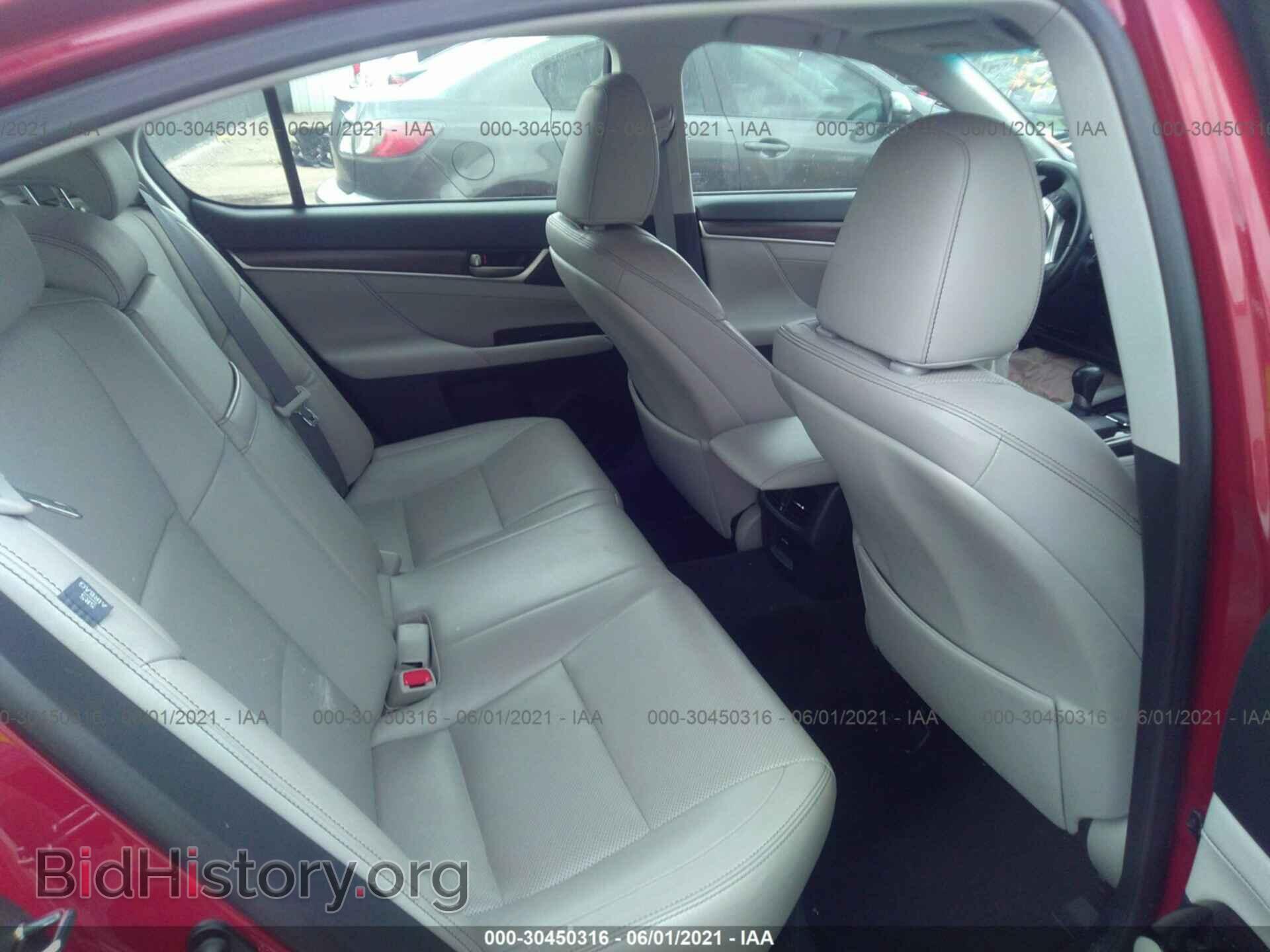 2013 LEXUS GS 350 - VIN: JTHCE1BL3D5018043 - Фото 8