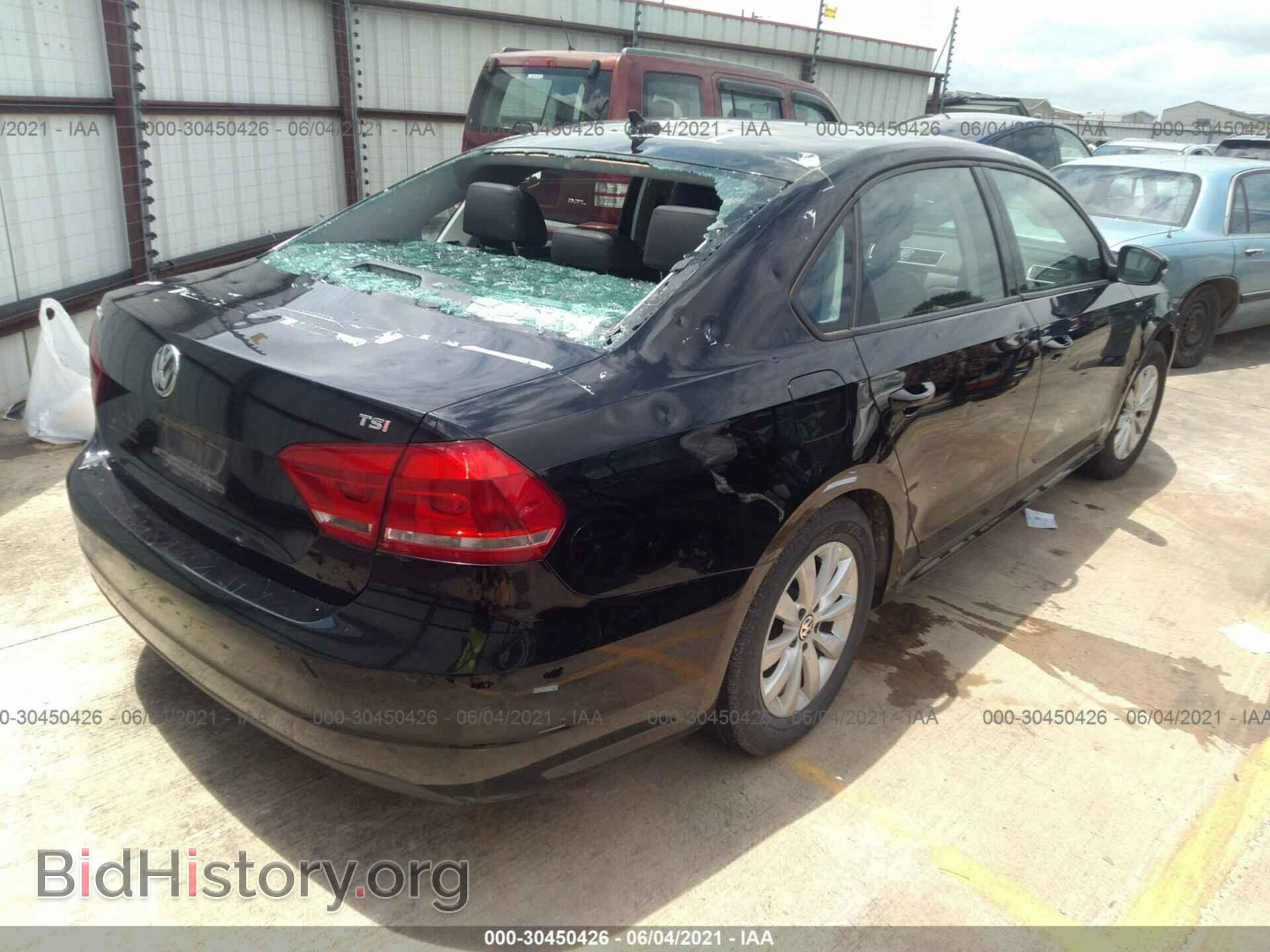 2014 VOLKSWAGEN PASSAT - VIN: 1VWAT7A31EC064287 - Фото 4