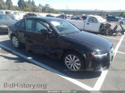 2014 Audi A4 Premium, черный — VIN WAUAFAFL5EA007230, IAAI