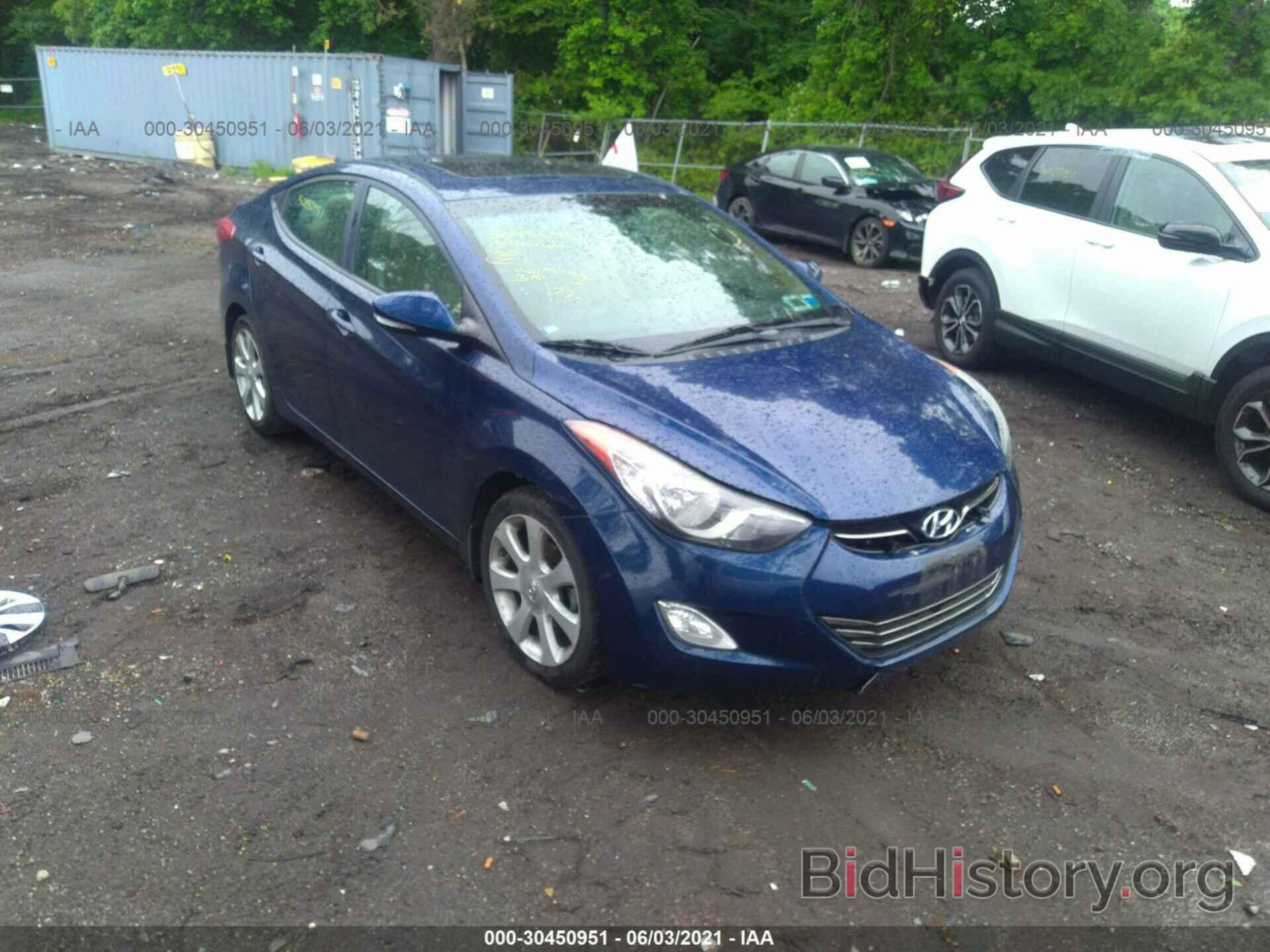 Photo KMHDH4AE0DU504621 - HYUNDAI ELANTRA 2013