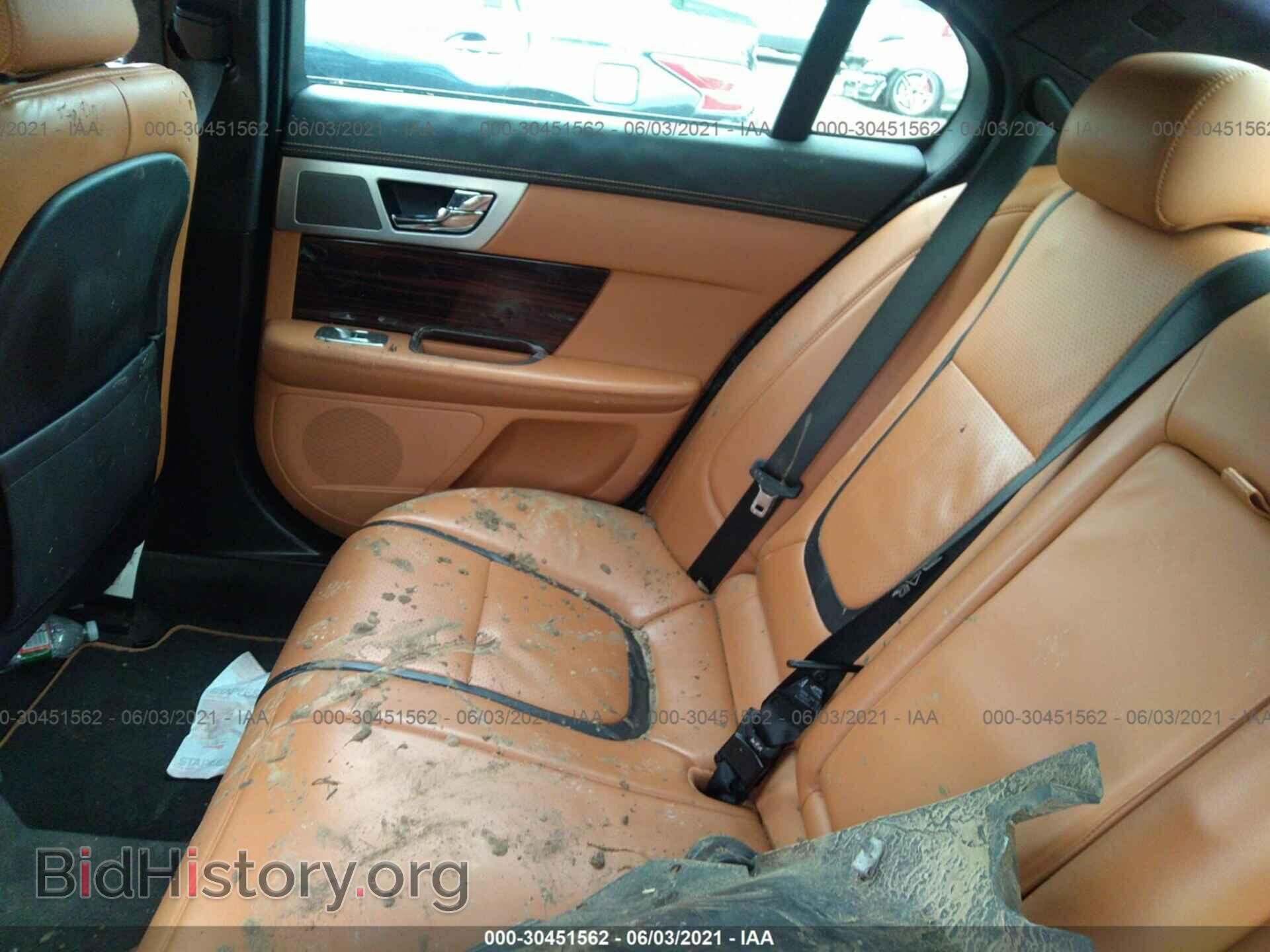 2013 JAGUAR XF - VIN: SAJWJ0EF9D8S81163 - Фото 8