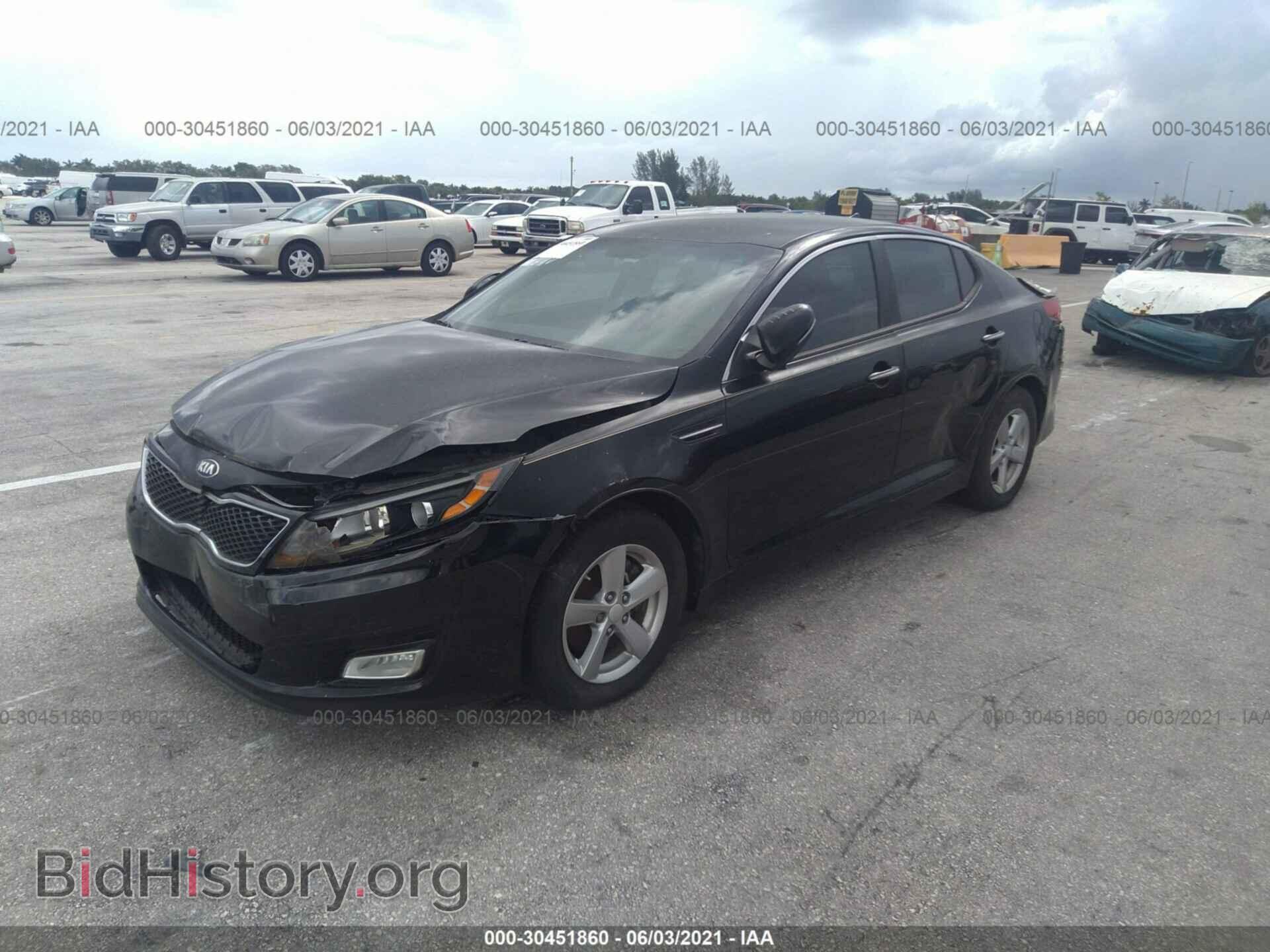 2014 KIA OPTIMA - VIN: 5XXGM4A70EG332936 - Фото 2