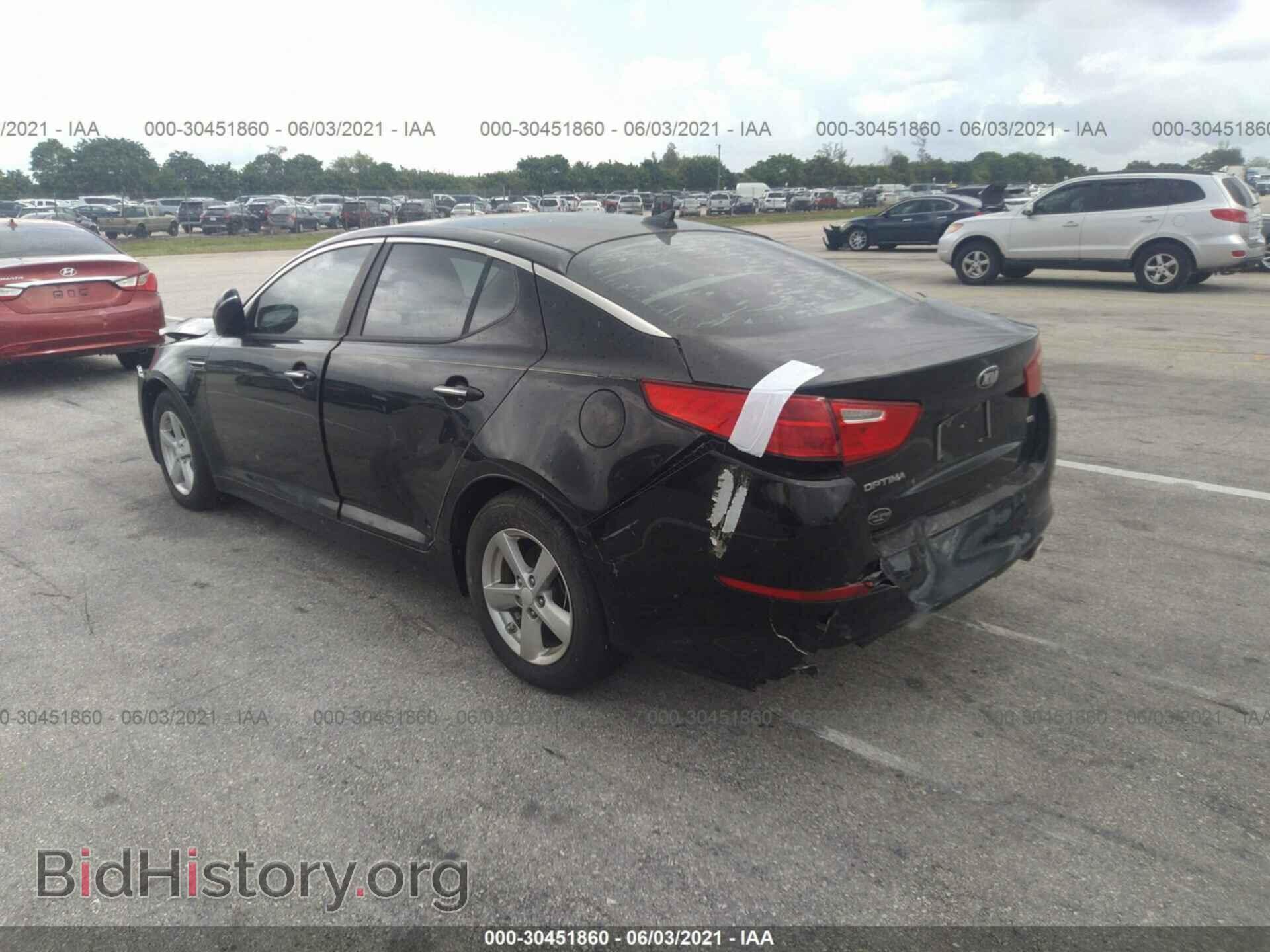 2014 KIA OPTIMA - VIN: 5XXGM4A70EG332936 - Фото 3