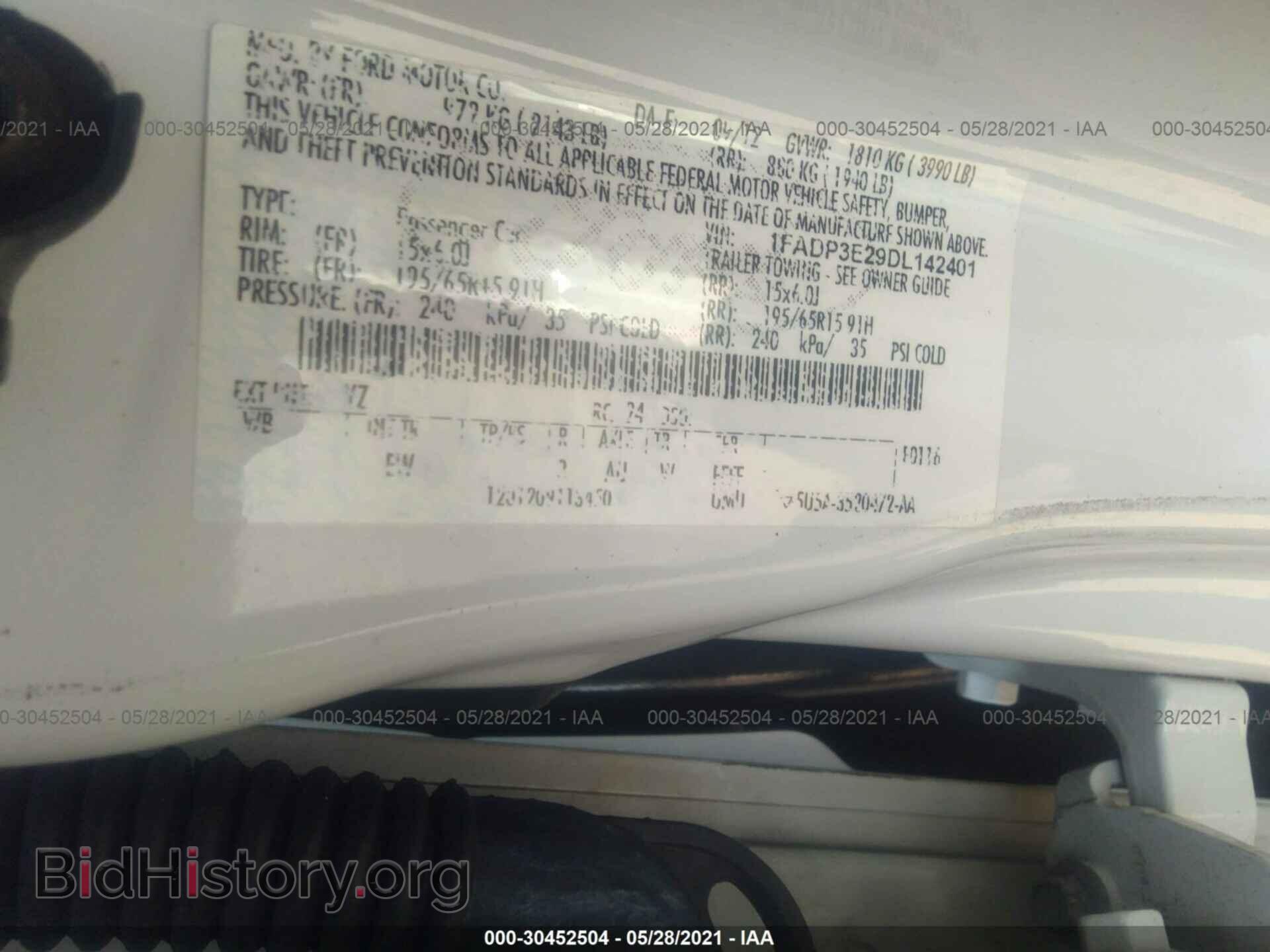 2013 FORD FOCUS - VIN: 1FADP3E29DL142401 - Photo 9