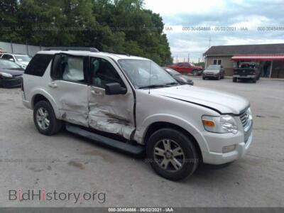 2010 Ford EXPLORER XLT, white — VIN 1FMEU7DE7AUA32944, IAAI