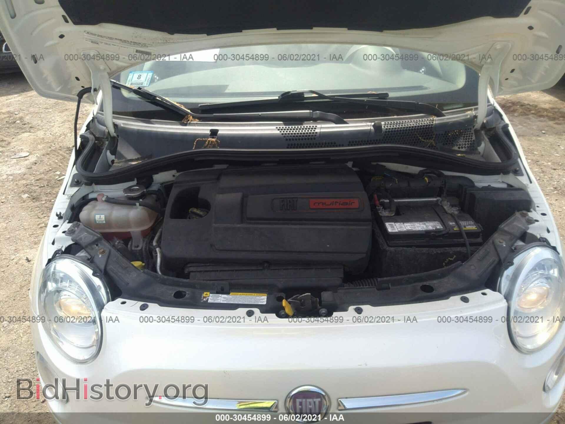 2012 FIAT 500 - VIN: 3C3CFFDR2CT187793 - Фото 10