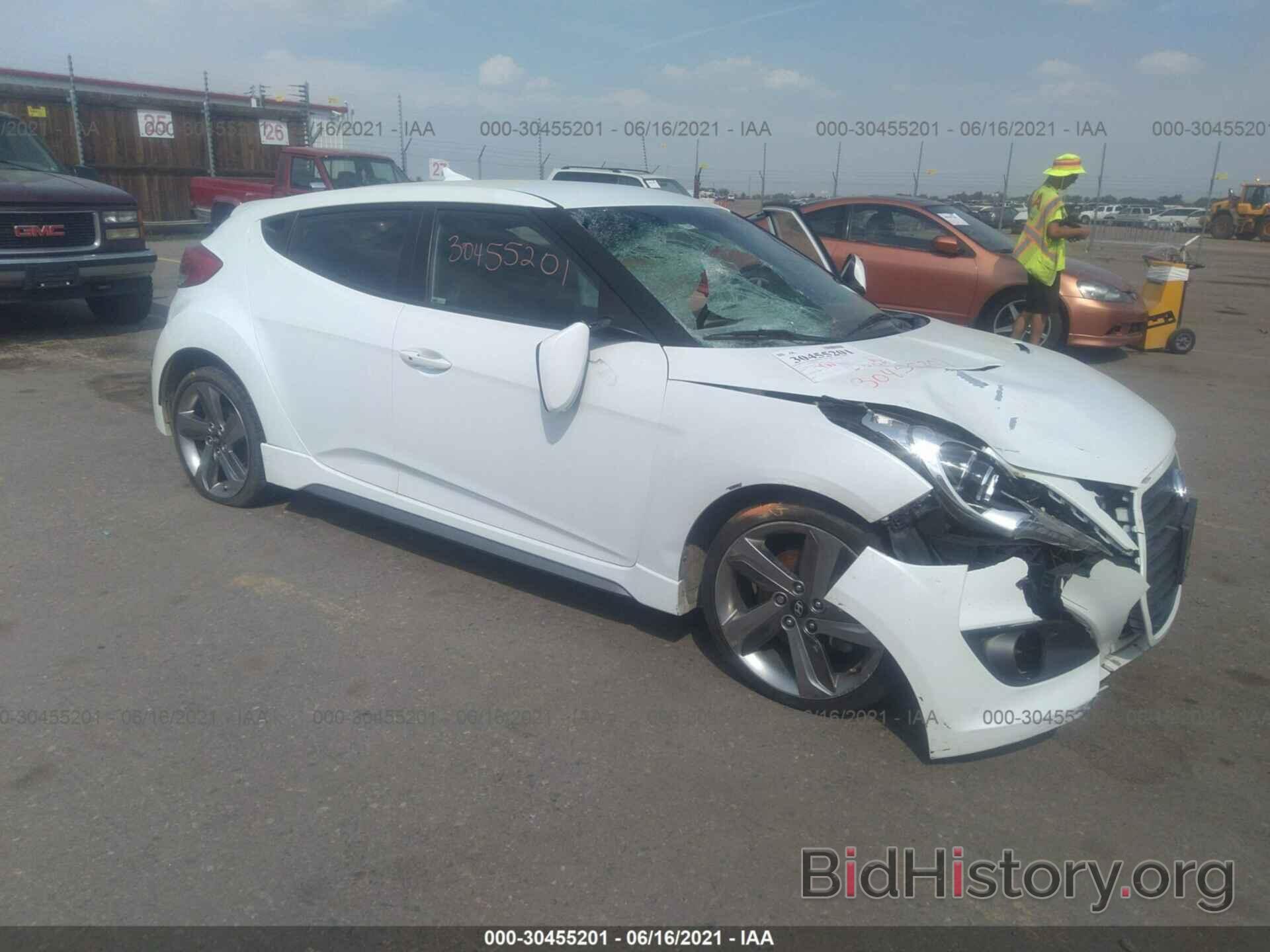 Photo KMHTC6AE8DU163085 - HYUNDAI VELOSTER 2013