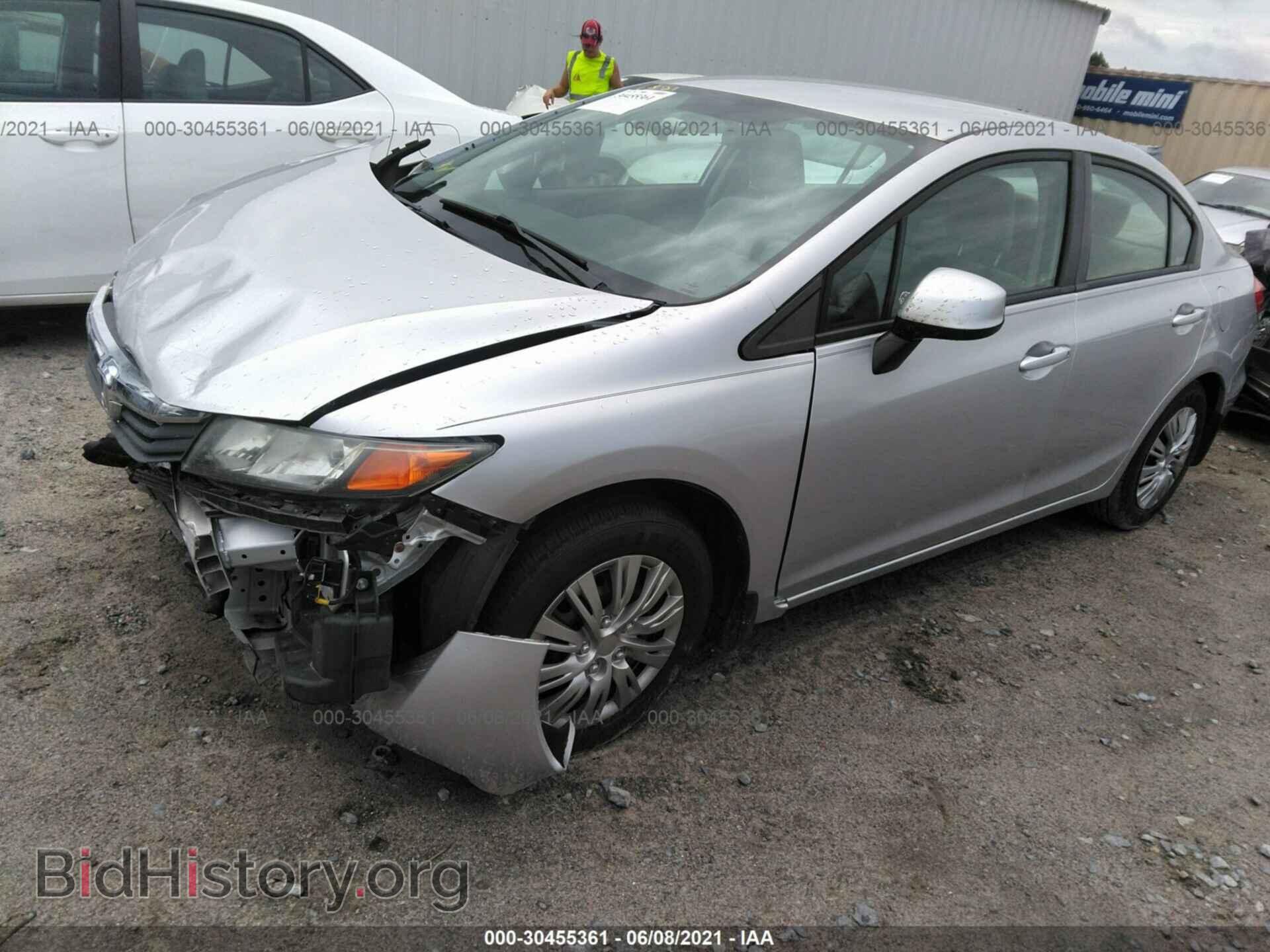 2012 HONDA CIVIC SDN - VIN: 19XFB2F52CE321035 - Фото 2