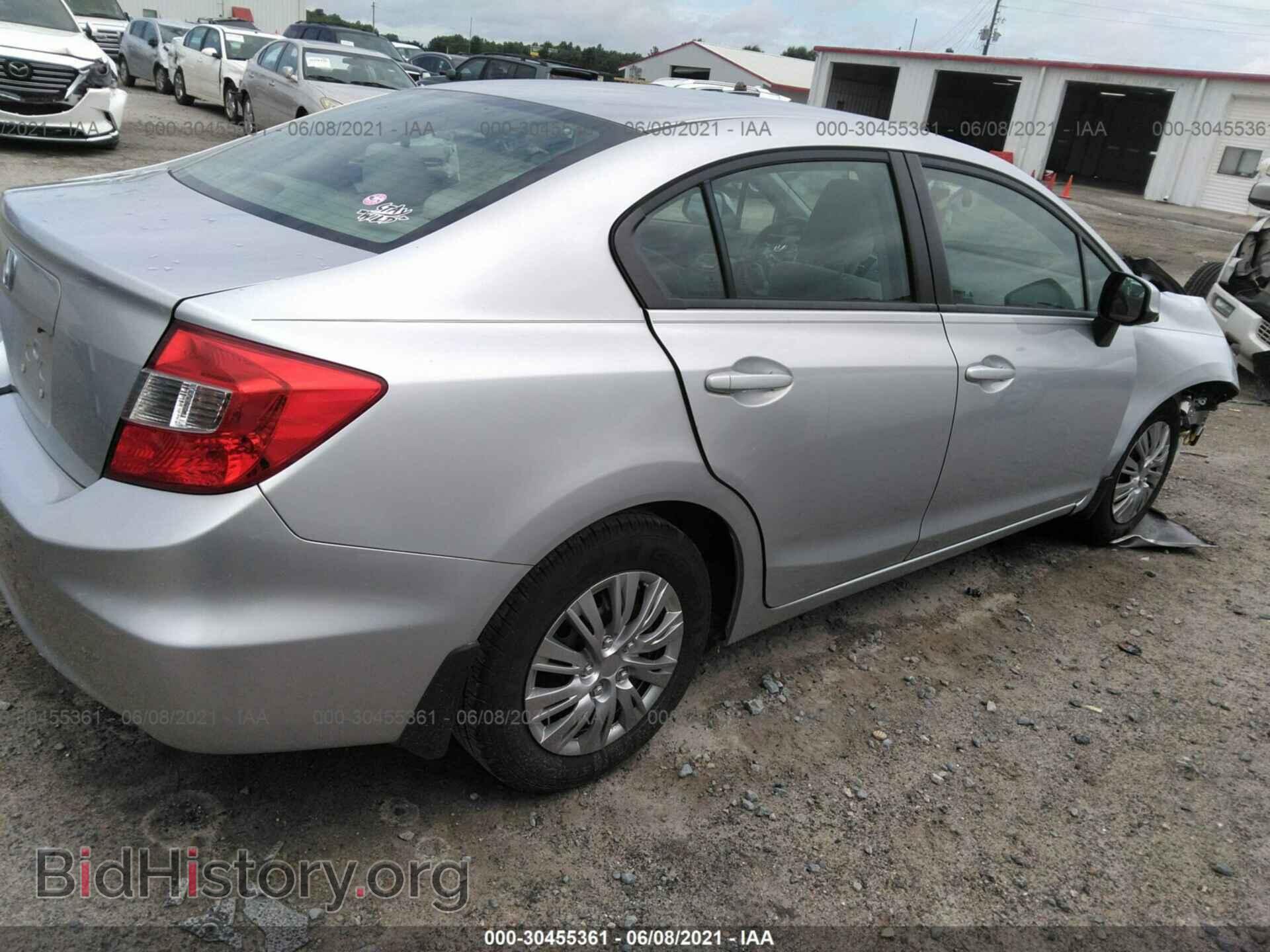 2012 HONDA CIVIC SDN - VIN: 19XFB2F52CE321035 - Фото 4