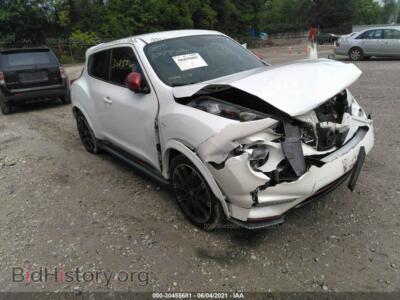 2014 Nissan JUKE NISMO, белый — VIN JN8AF5MV3ET365949, IAAI