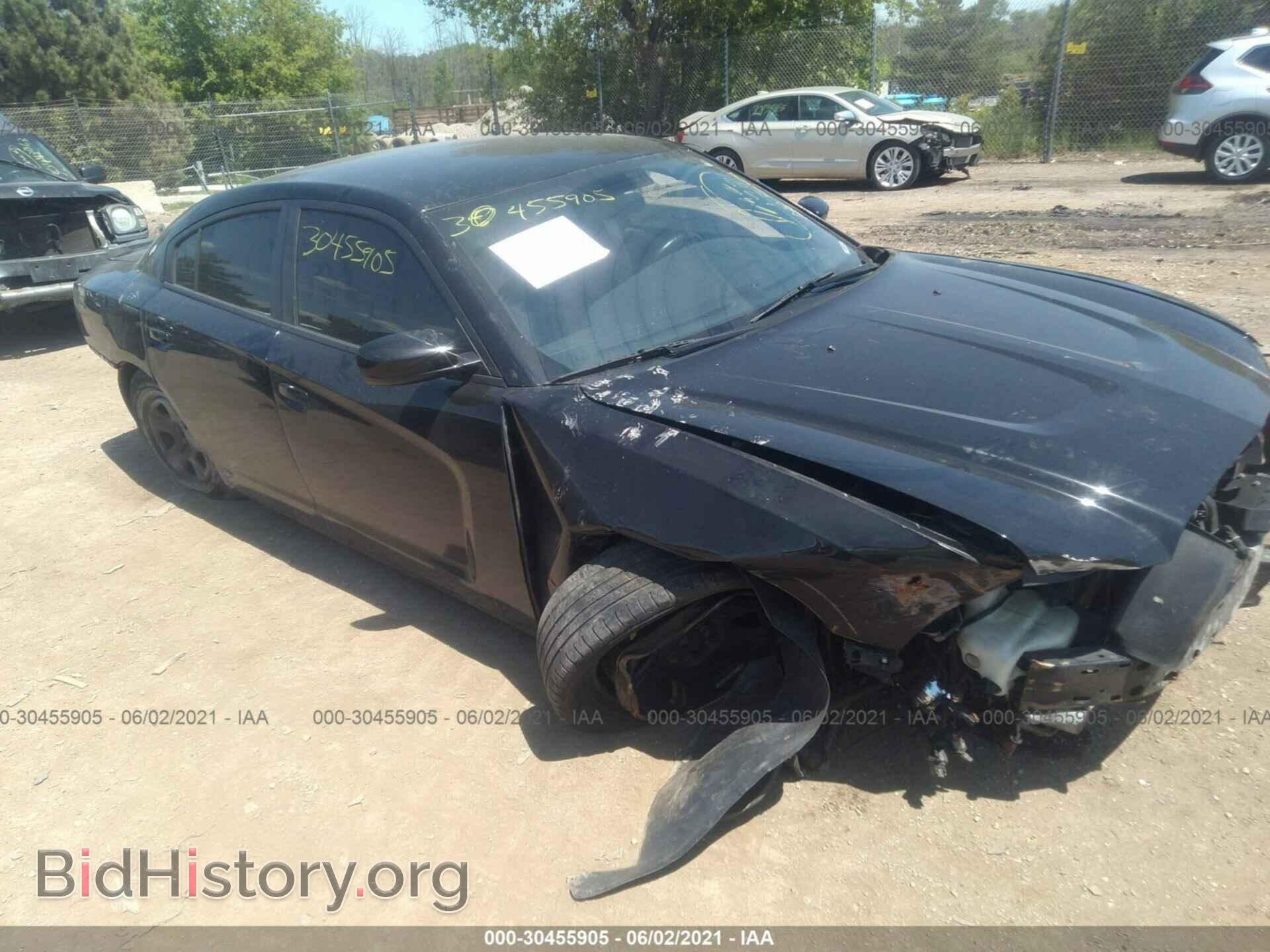 Photo 2C3CDXAT2CH145337 - DODGE CHARGER 2012