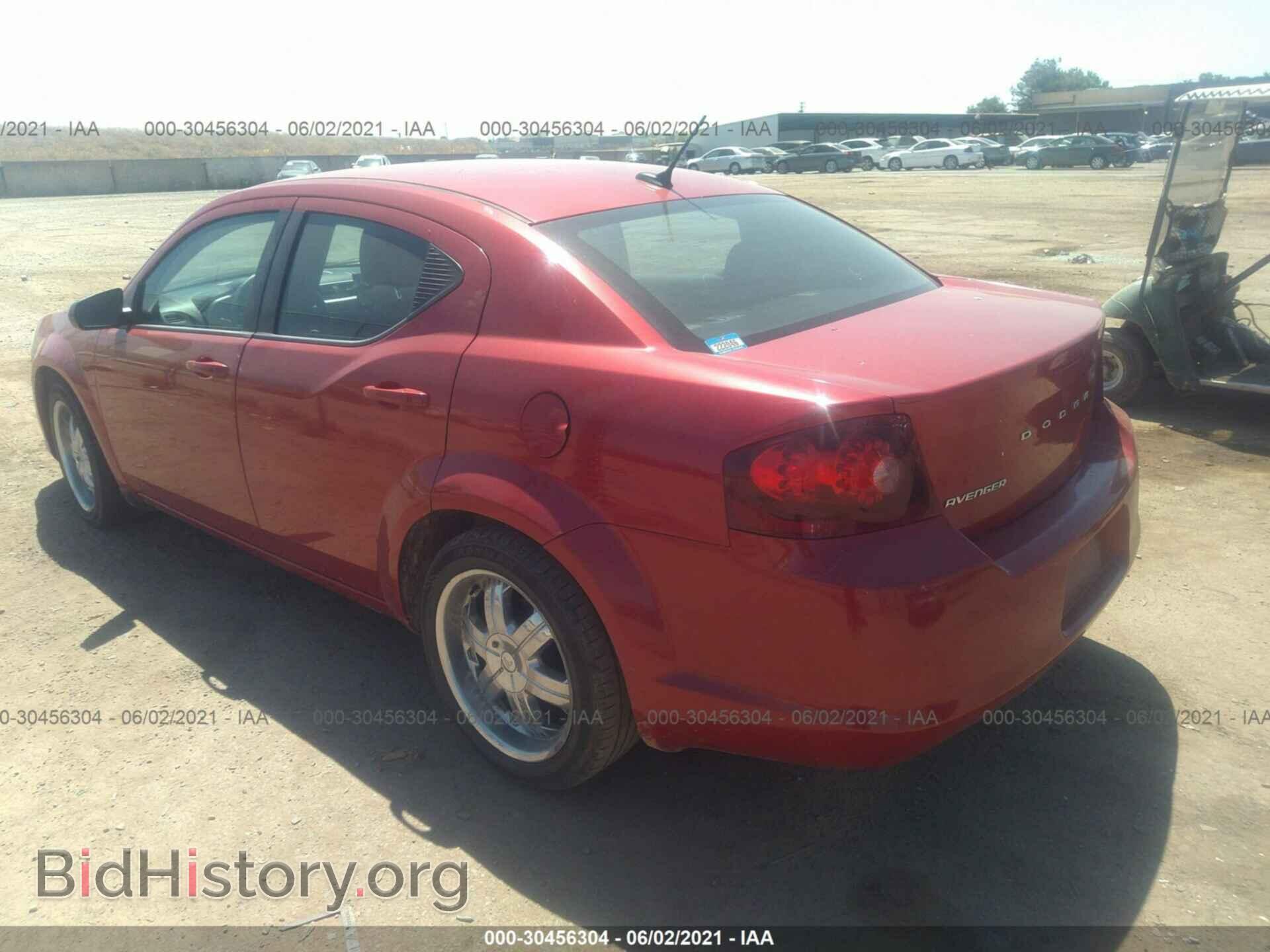 2013 DODGE AVENGER - VIN: 1C3CDZAB7DN607502 - Фото 3