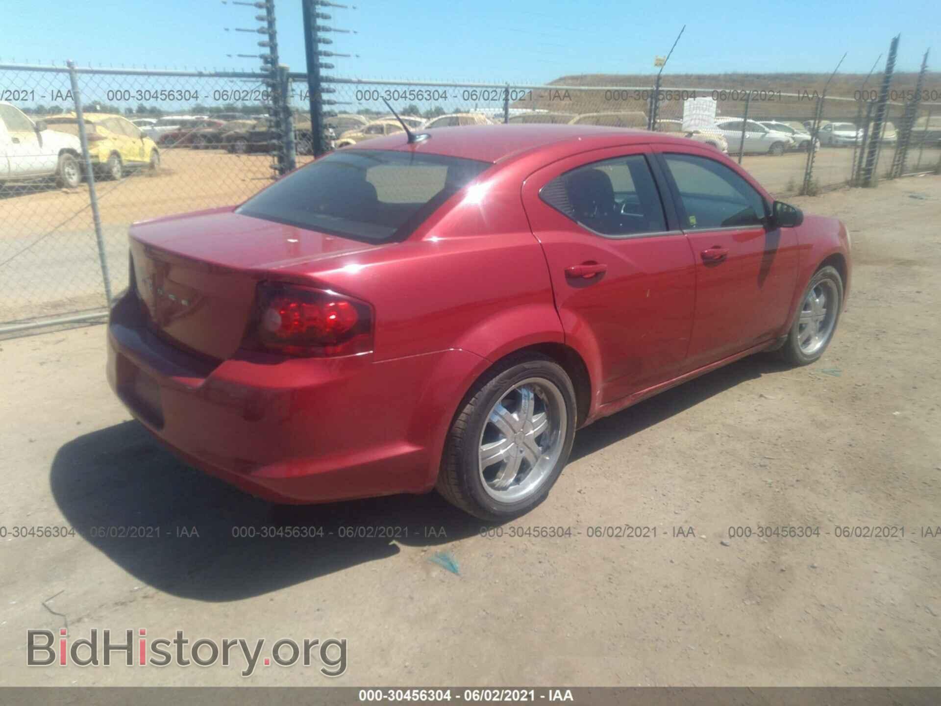 2013 DODGE AVENGER - VIN: 1C3CDZAB7DN607502 - Фото 4