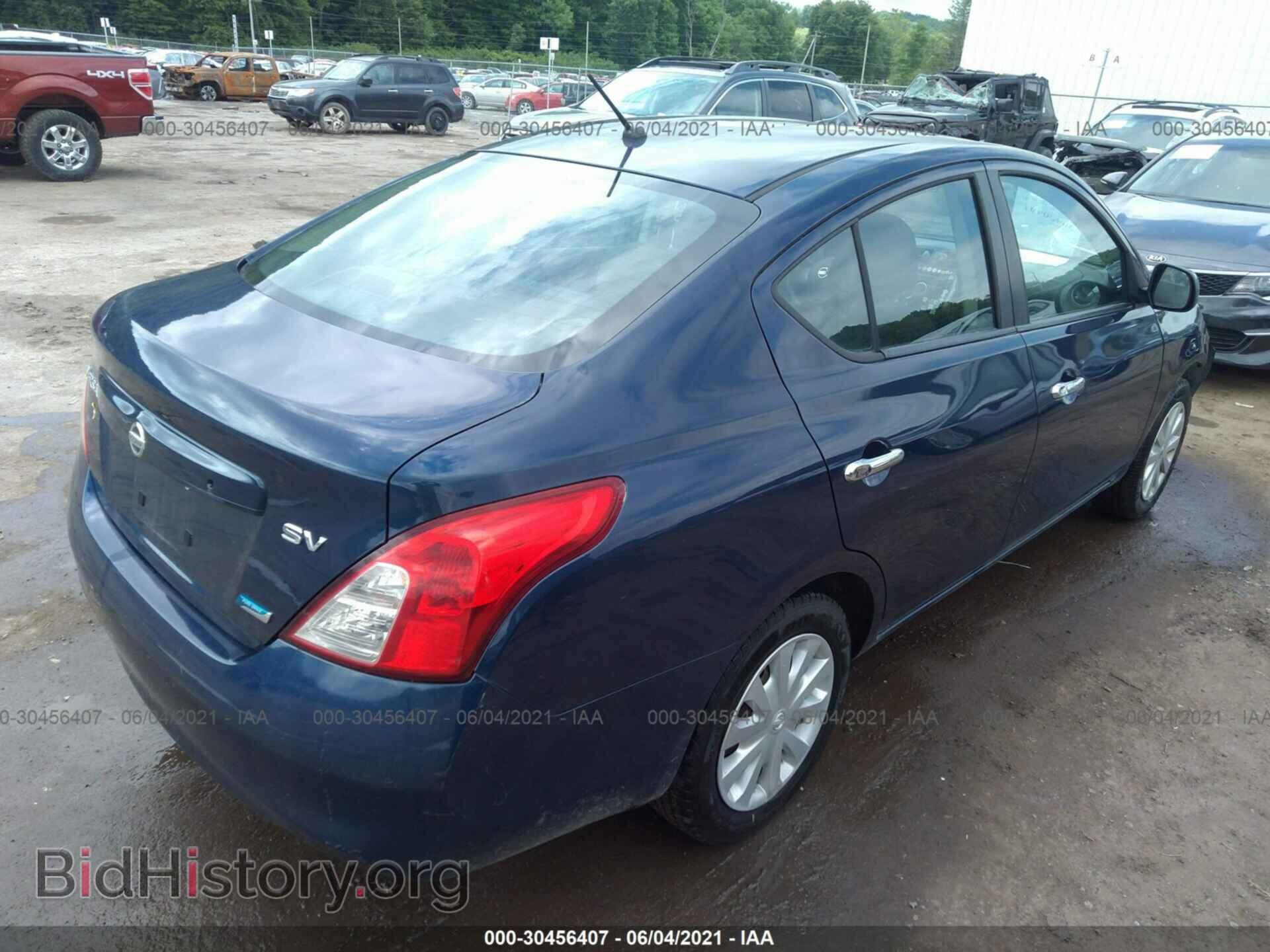 2012 NISSAN VERSA - VIN: 3N1CN7AP8CL811820 - Фото 4