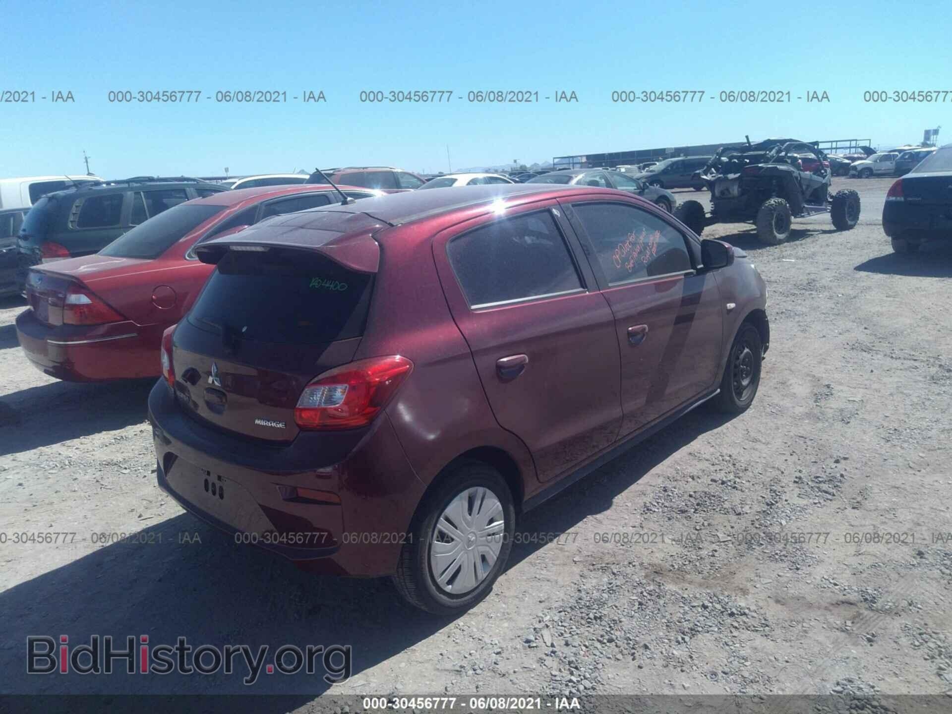 2019 MITSUBISHI MIRAGE - VIN: ML32A3HJ5KH001978 - Фото 4