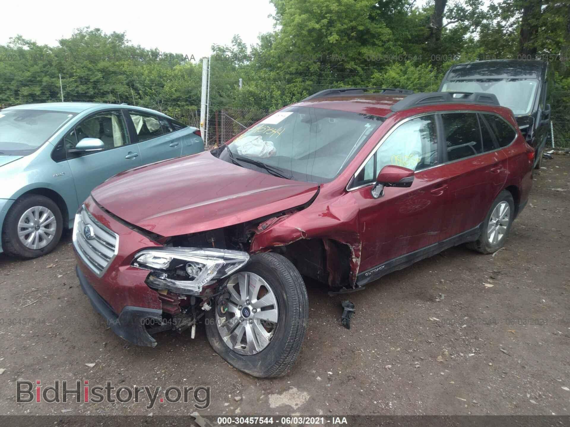 2016 SUBARU OUTBACK - VIN: 4S4BSBFCXG3261124 - Фото 2