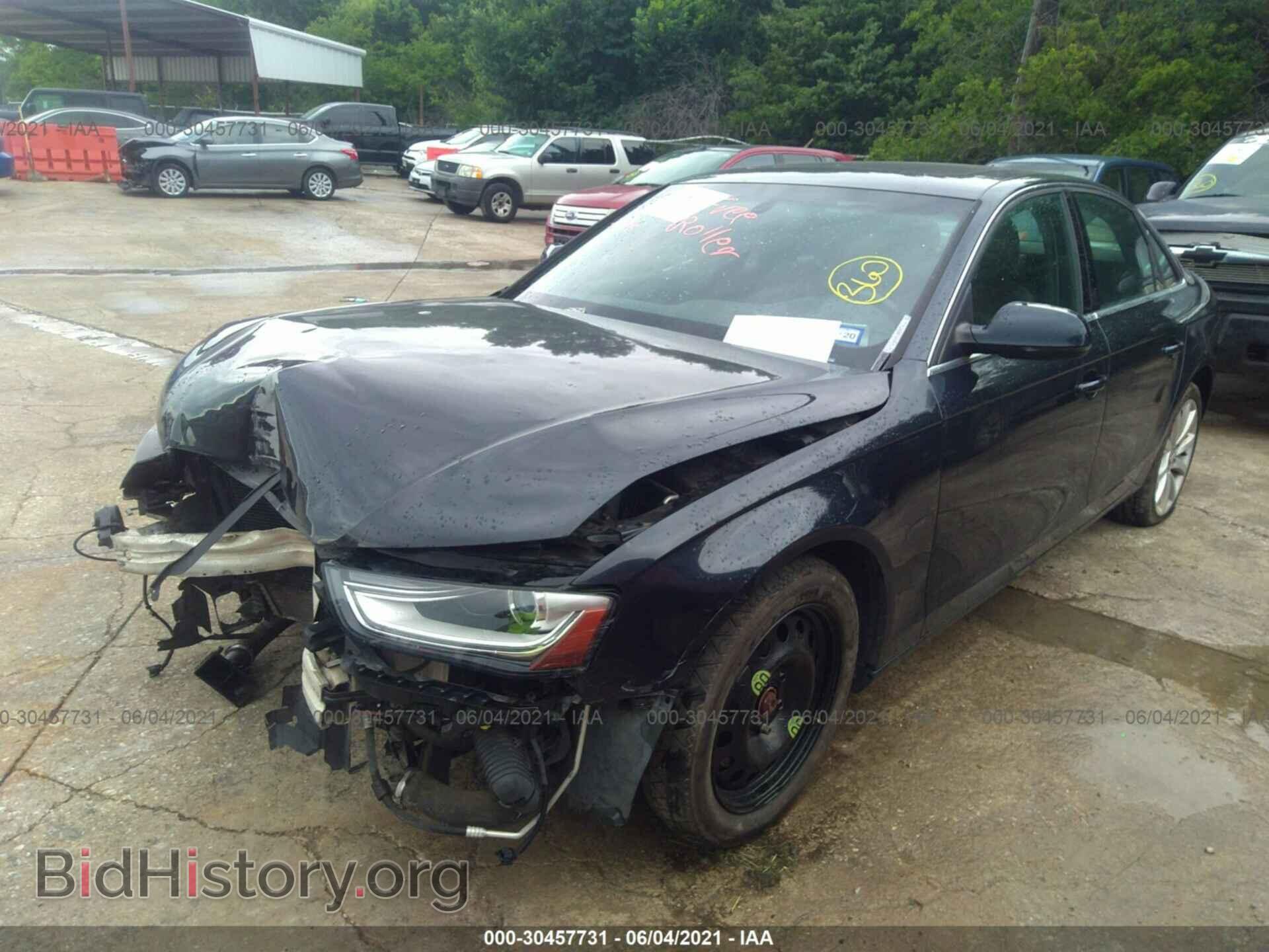 2013 AUDI A4 - VIN: WAUHFAFLXDN021842 - Фото 2