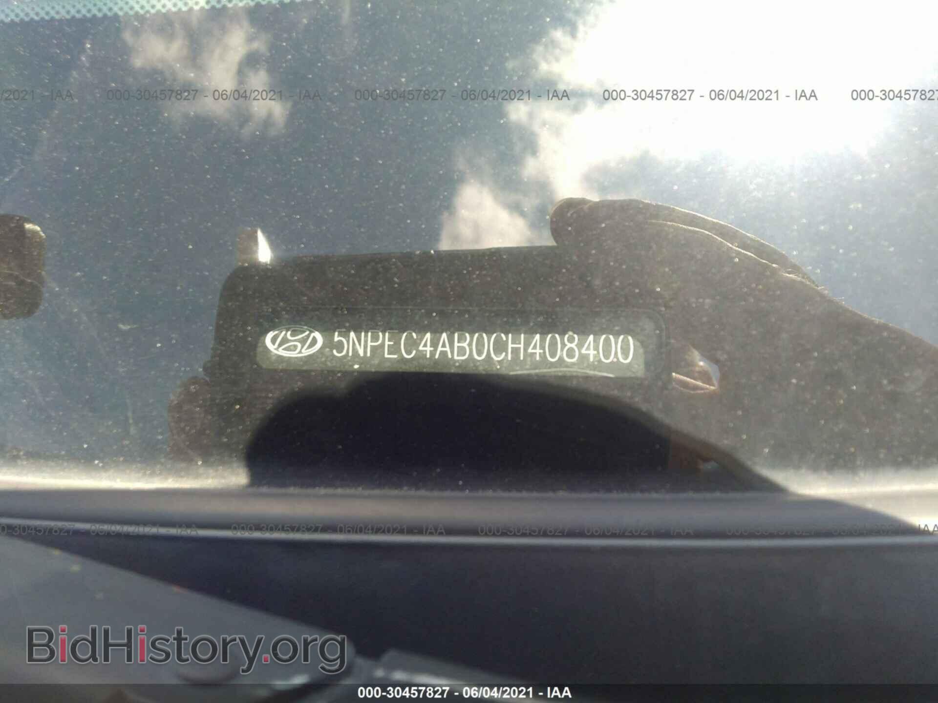 2012 HYUNDAI SONATA - VIN: 5NPEC4AB0CH408400 - Фото 9