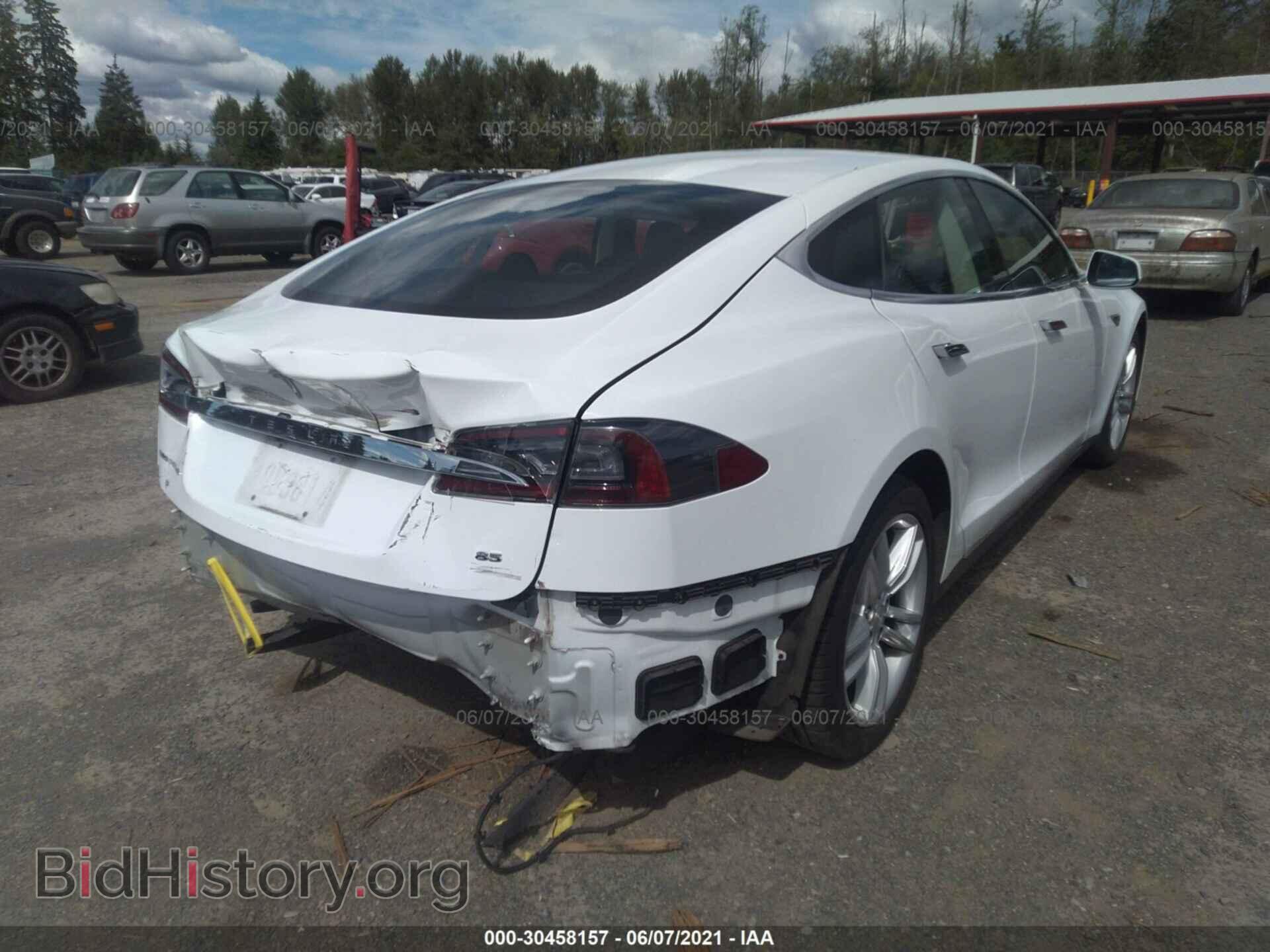 2014 TESLA MODEL S - VIN: 5YJSA1H19EFP35237 - Фото 4