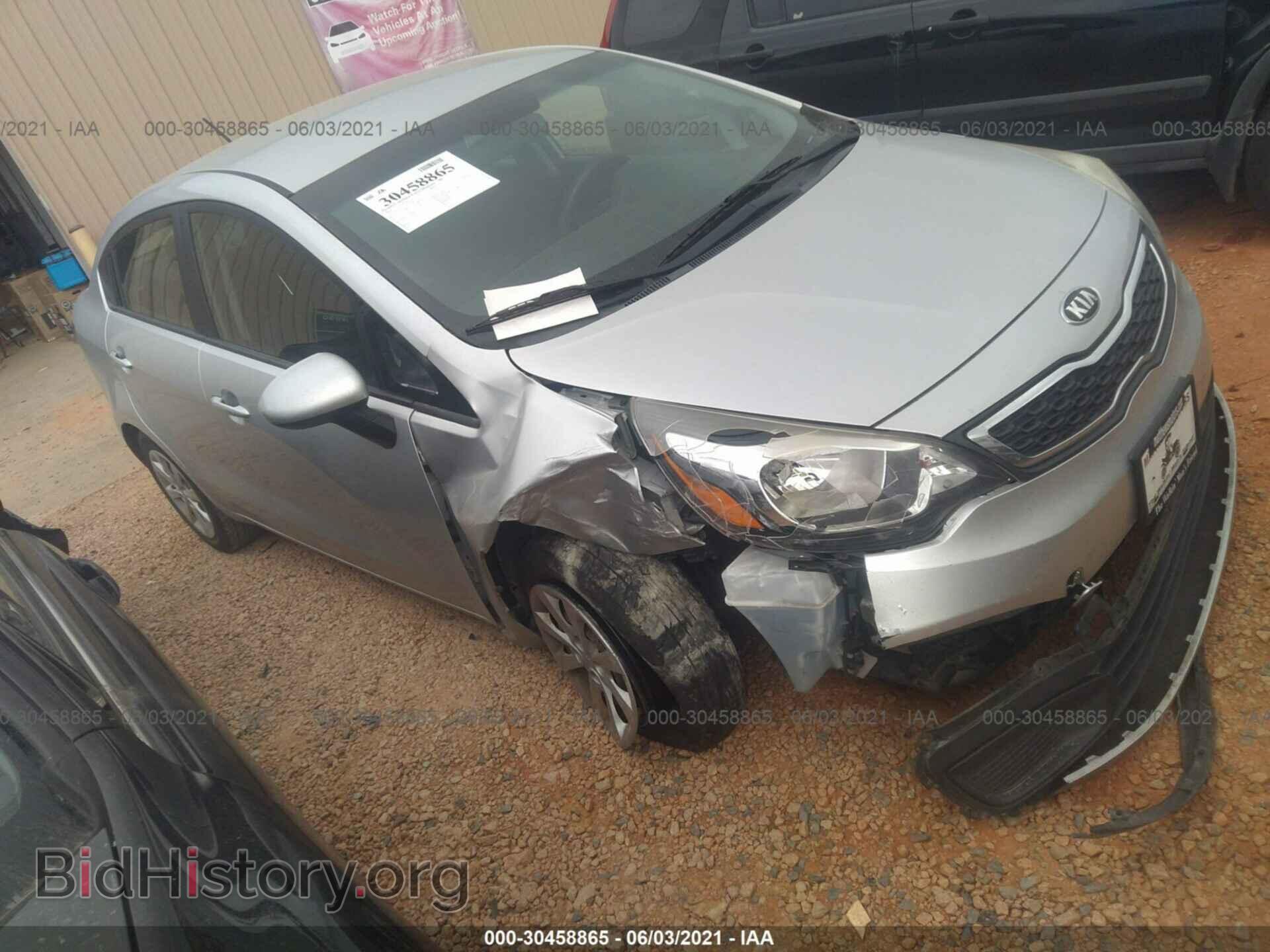 Фотография KNADN4A34E6413446 - KIA RIO 2014