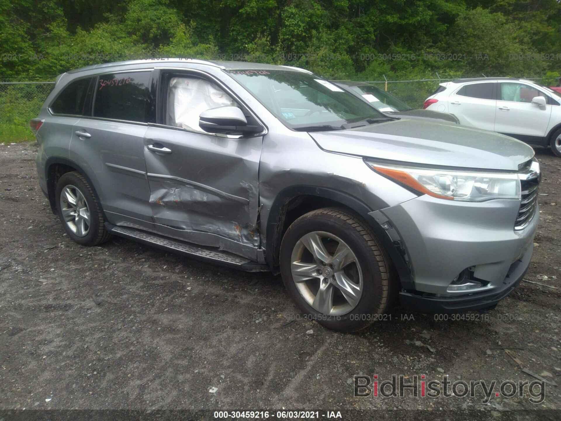 Photo 5TDDKRFH0FS144943 - TOYOTA HIGHLANDER 2015