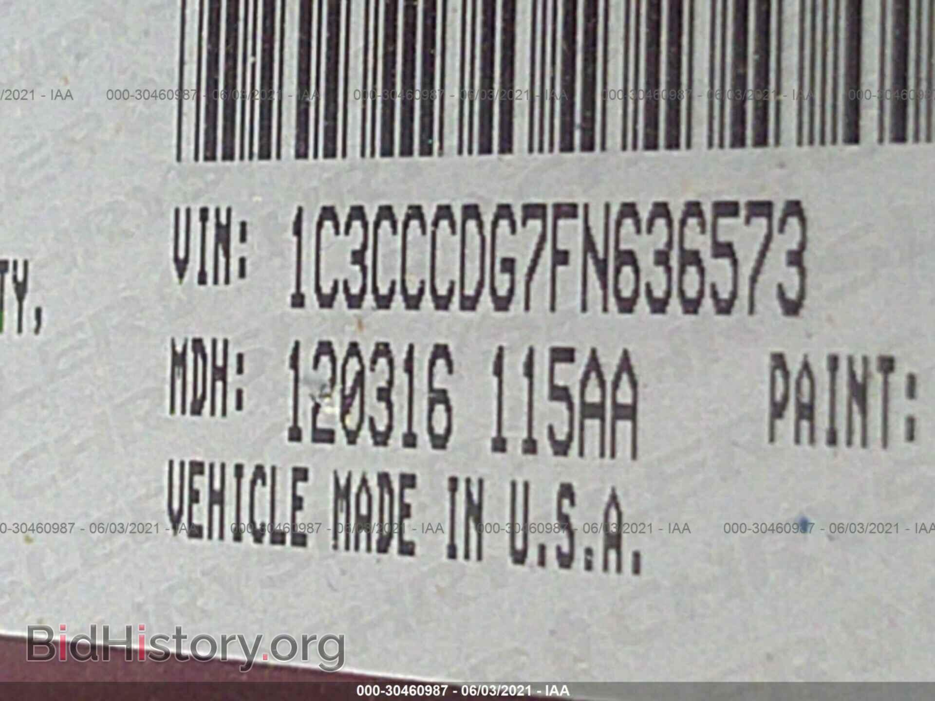 2015 CHRYSLER 200 - VIN: 1C3CCCDG7FN636573 - Фото 9