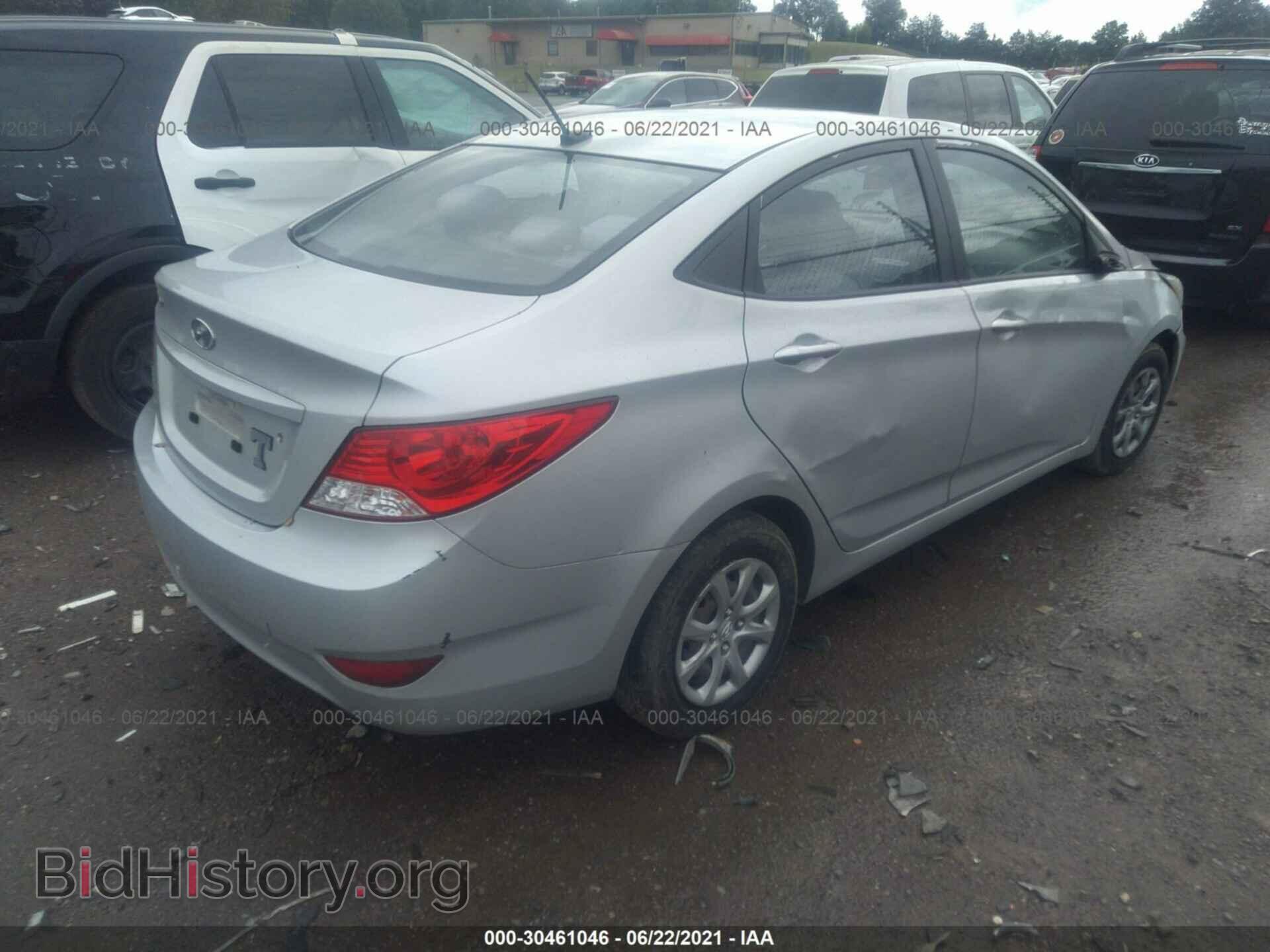 2013 HYUNDAI ACCENT - VIN: KMHCT4AE5DU475563 - Фото 4