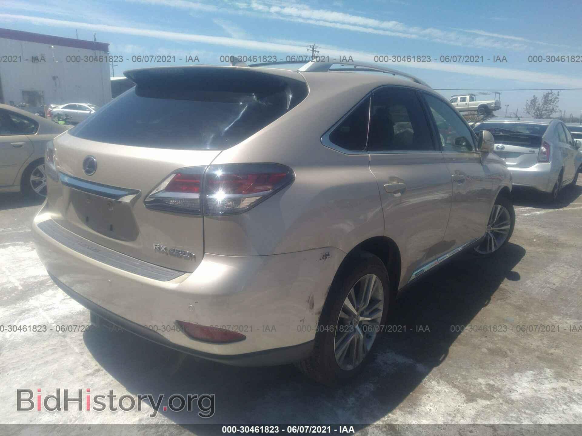 2015 LEXUS RX 450H - VIN: 2T2BC1BAXFC003011 - Фото 4