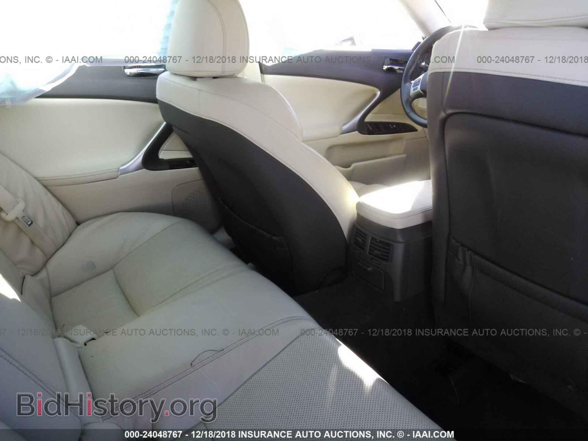 2011 LEXUS IS - VIN: JTHCF5C24B5052144 - Фото 8