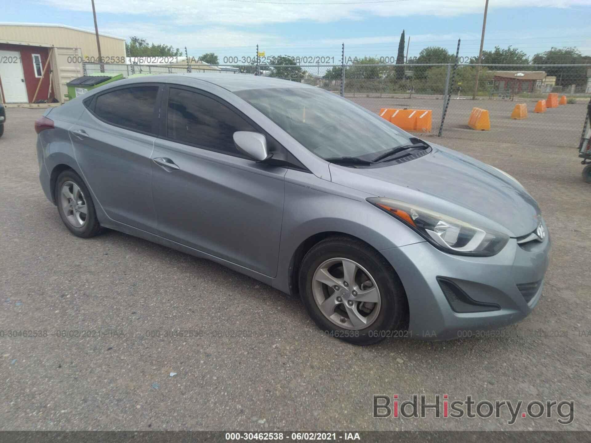 Photo 5NPDH4AE7FH548598 - HYUNDAI ELANTRA 2015