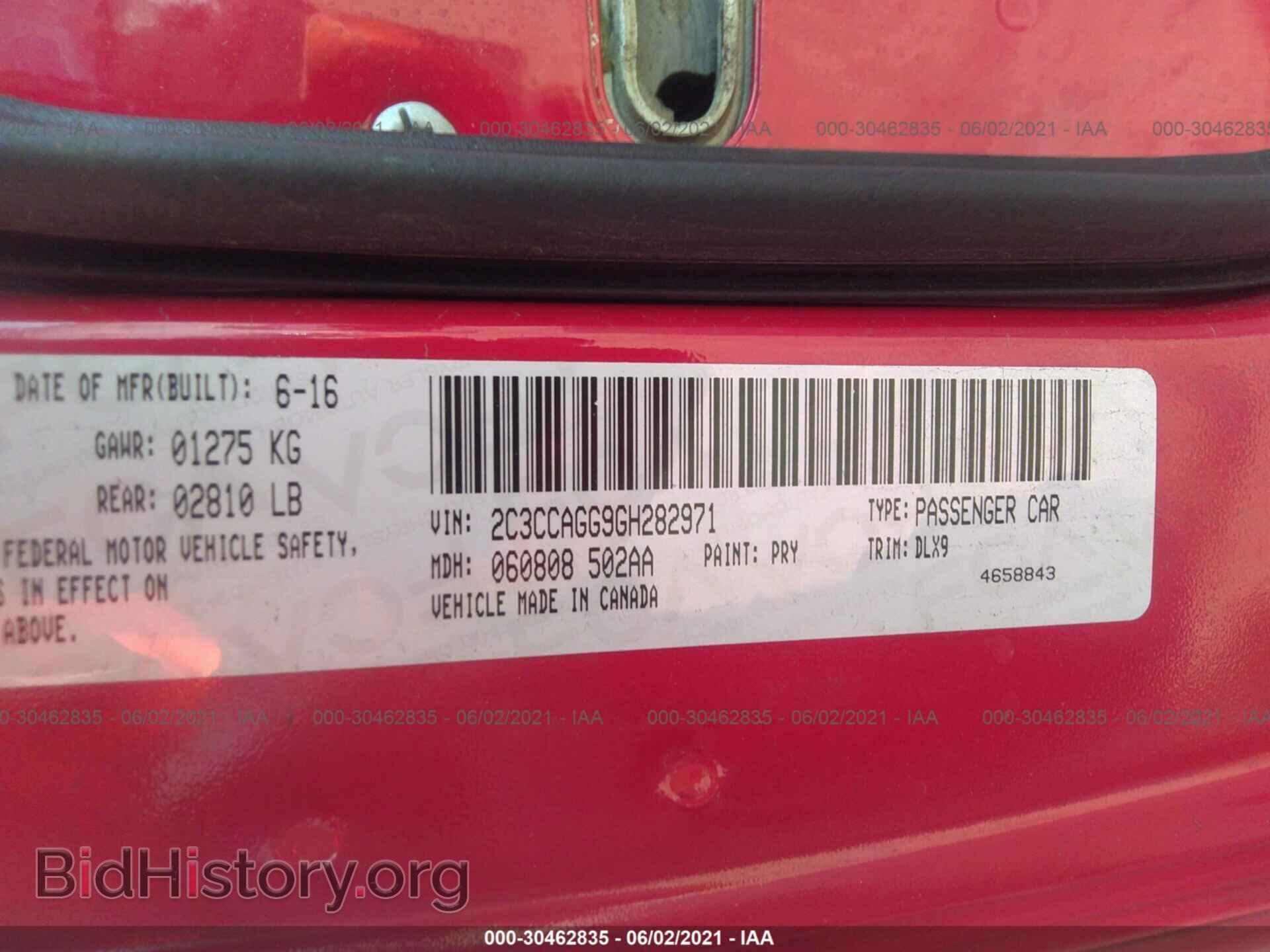 2016 CHRYSLER 300 - VIN: 2C3CCAGG9GH282971 - Photo 9