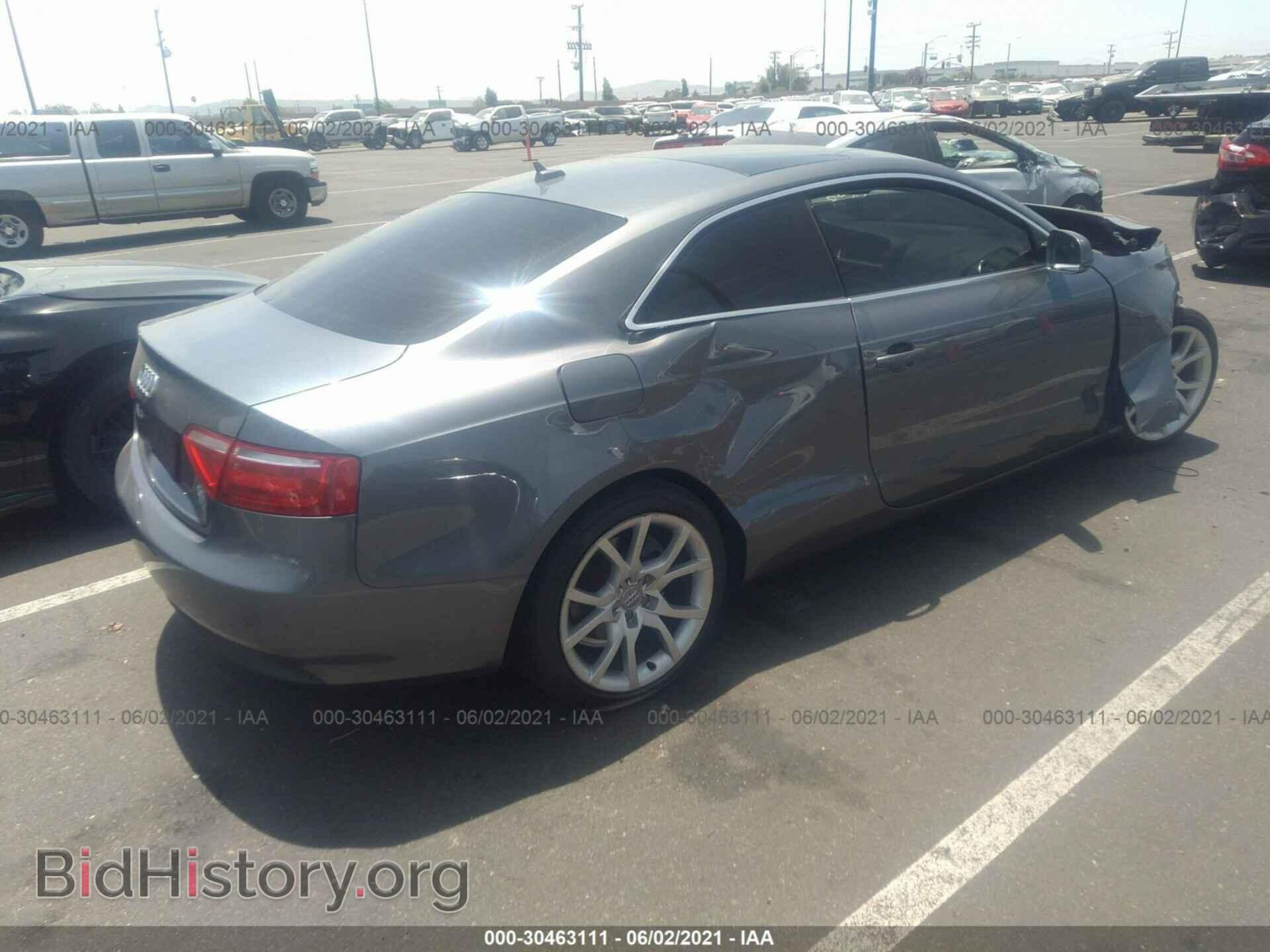 2012 AUDI A5 - VIN: WAUCFAFR7CA013752 - Photo 4