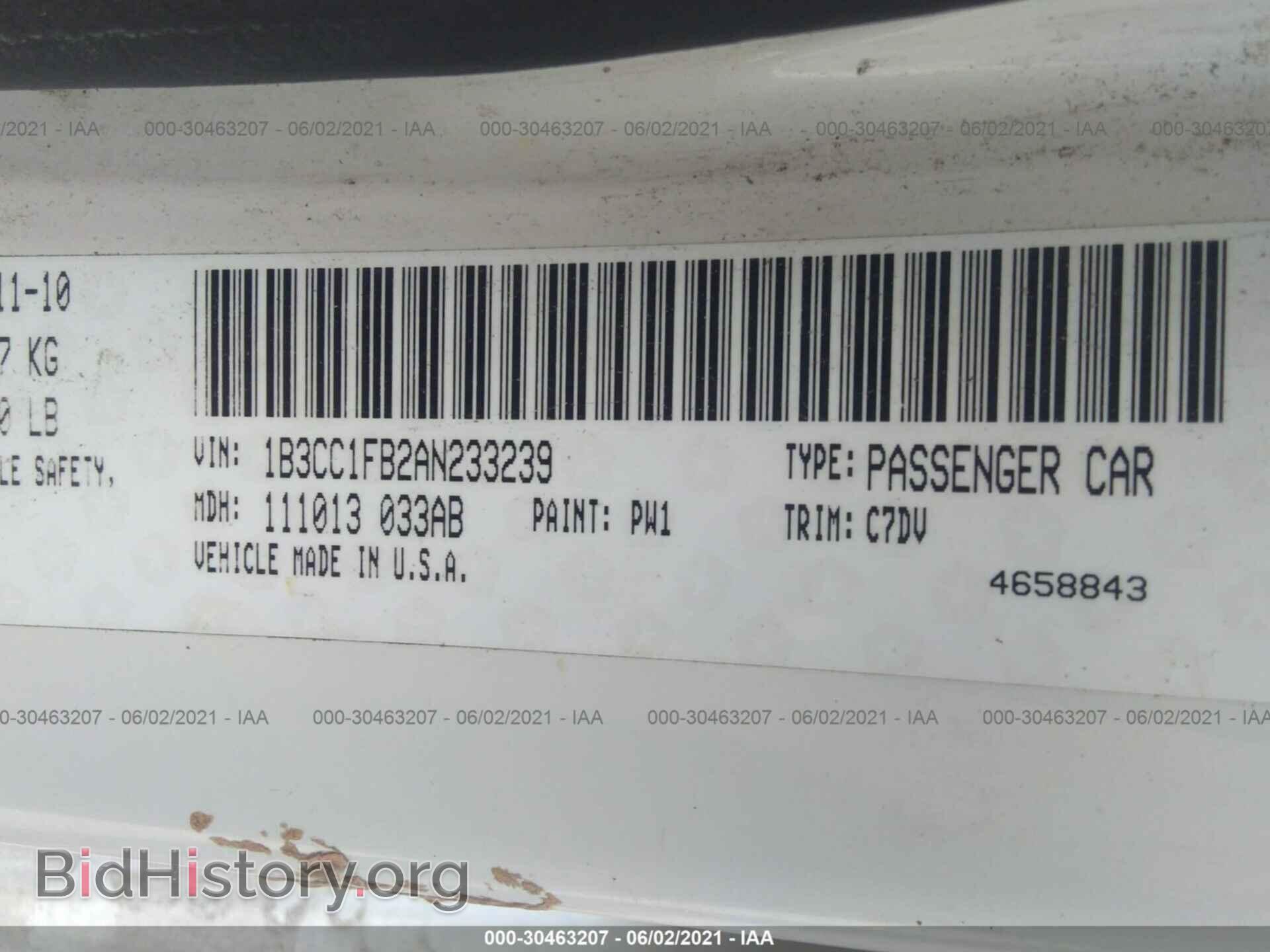 2010 DODGE AVENGER - VIN: 1B3CC1FB2AN233239 - Photo 9
