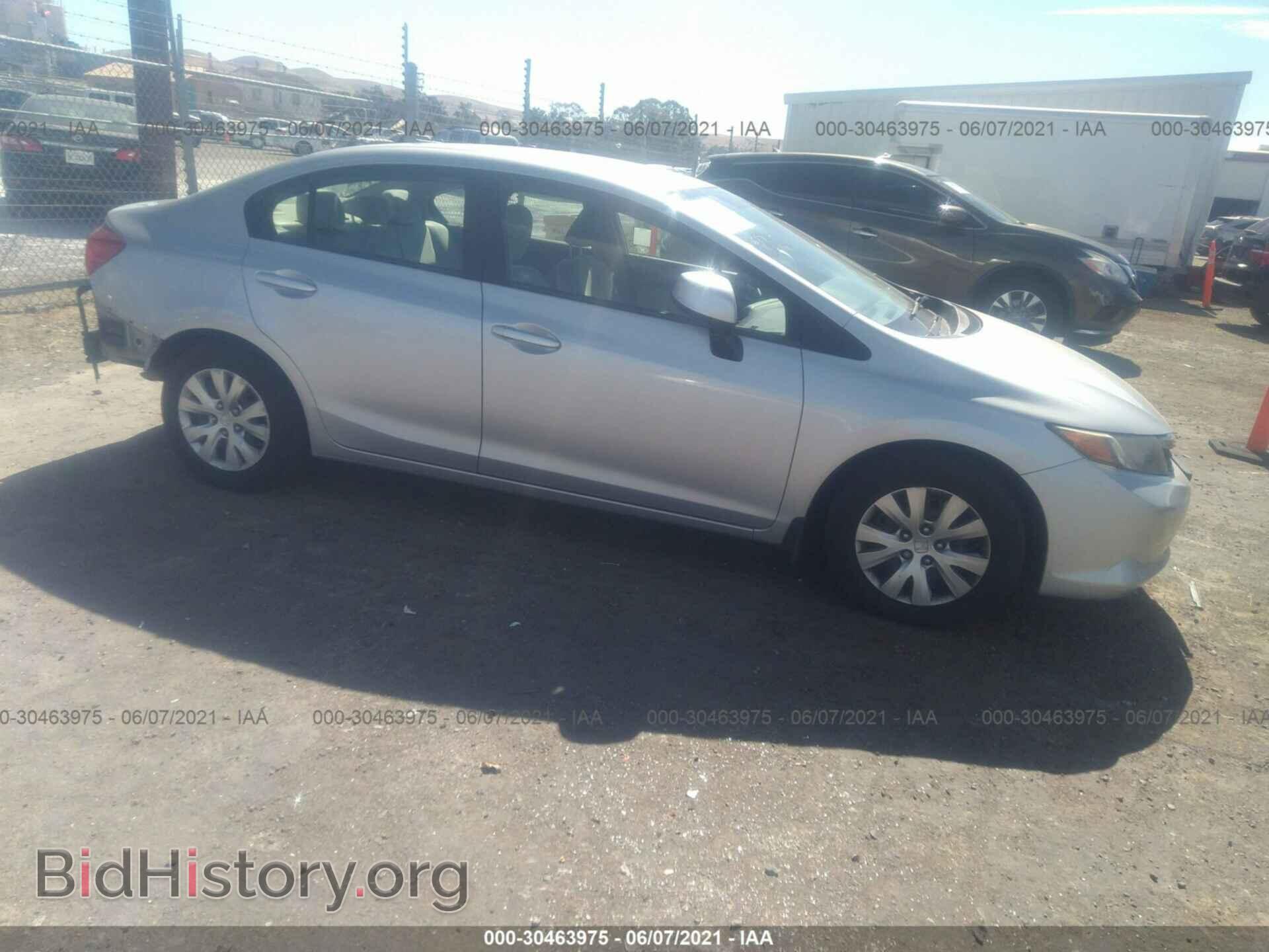 Фотография 2HGFB2F57CH588192 - HONDA CIVIC SDN 2012