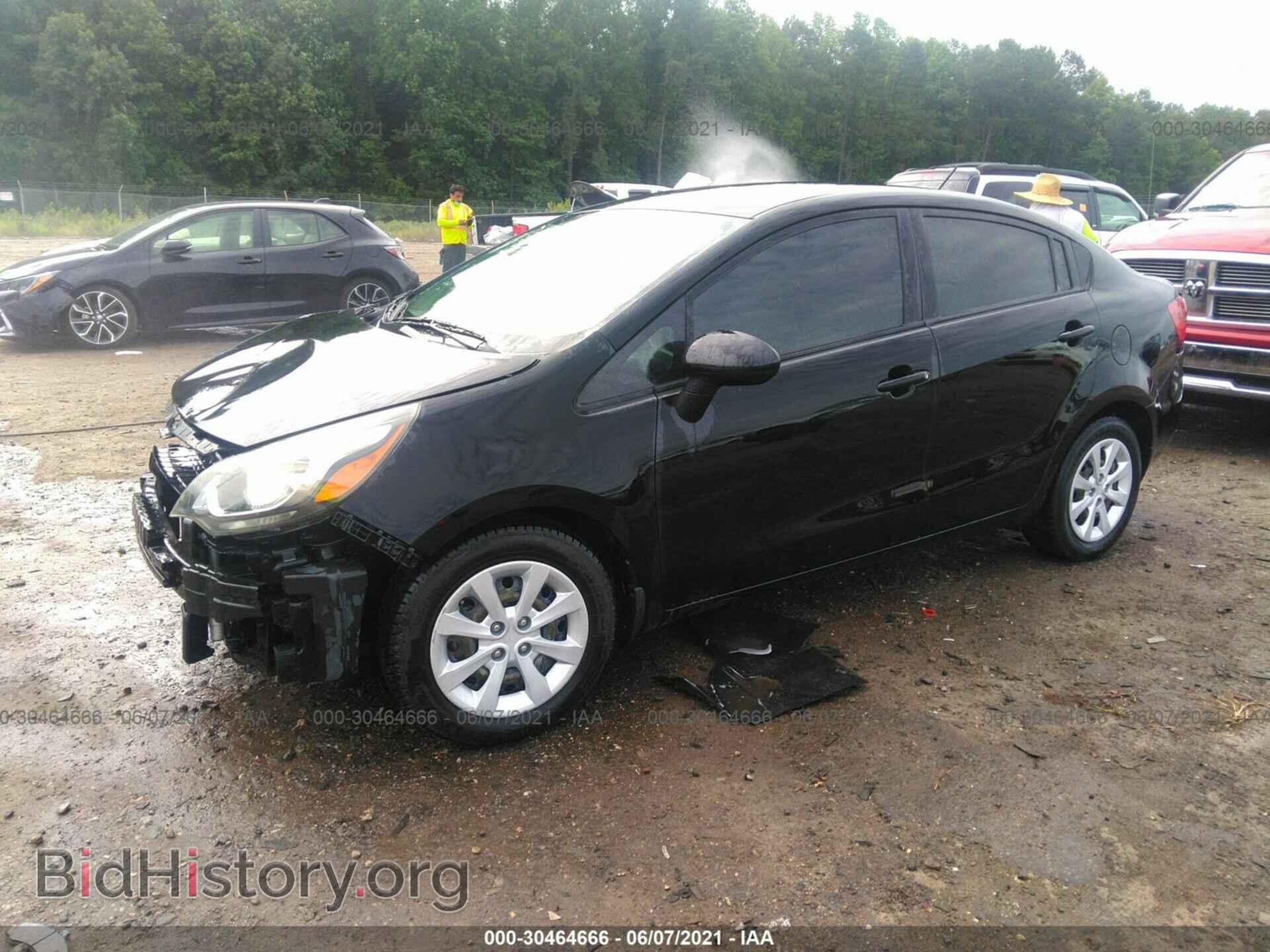 2013 KIA RIO - VIN: KNADM4A38D6310273 - Фото 2
