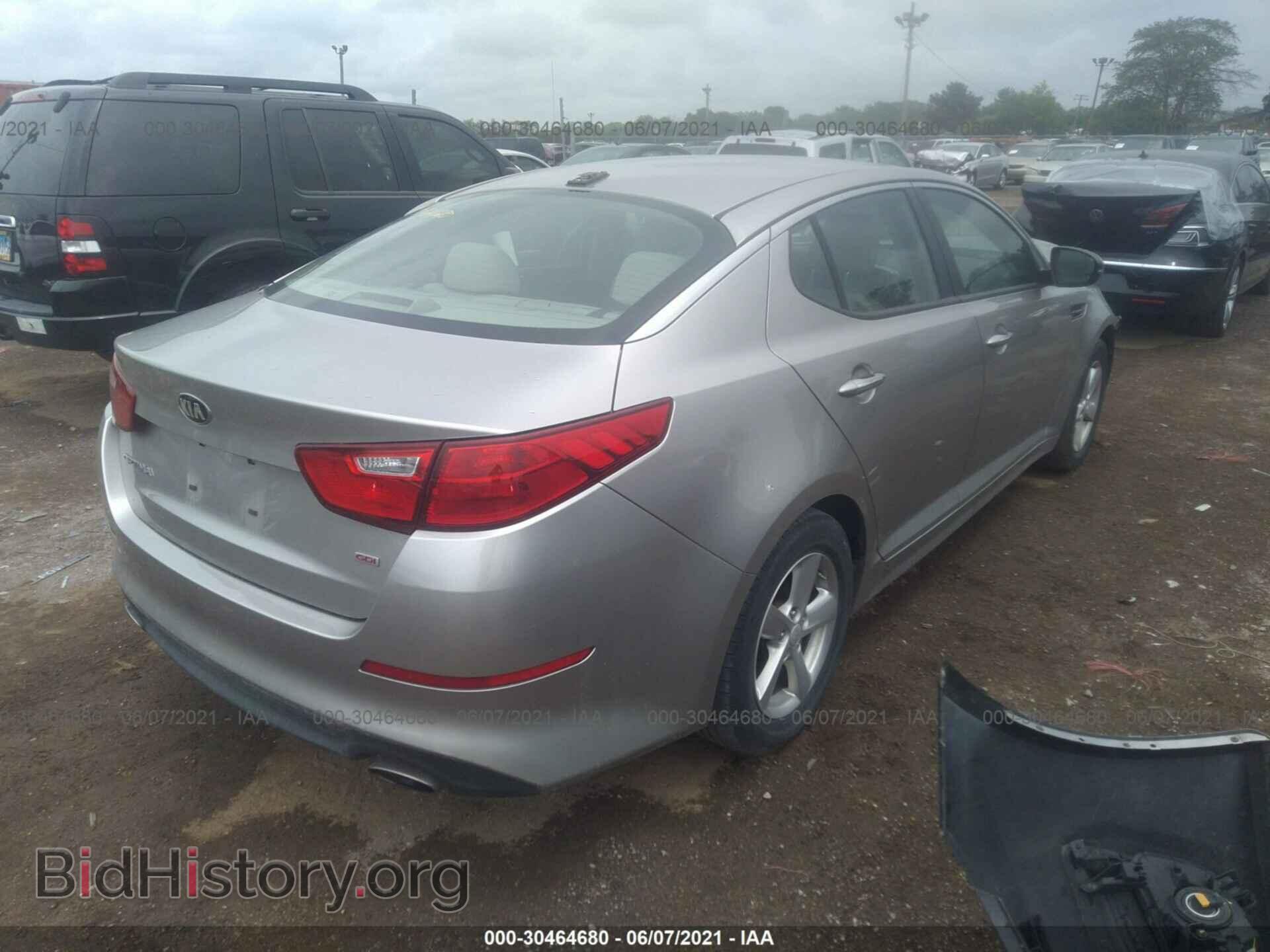 2015 KIA OPTIMA - VIN: KNAGM4A77F5538872 - Photo 4