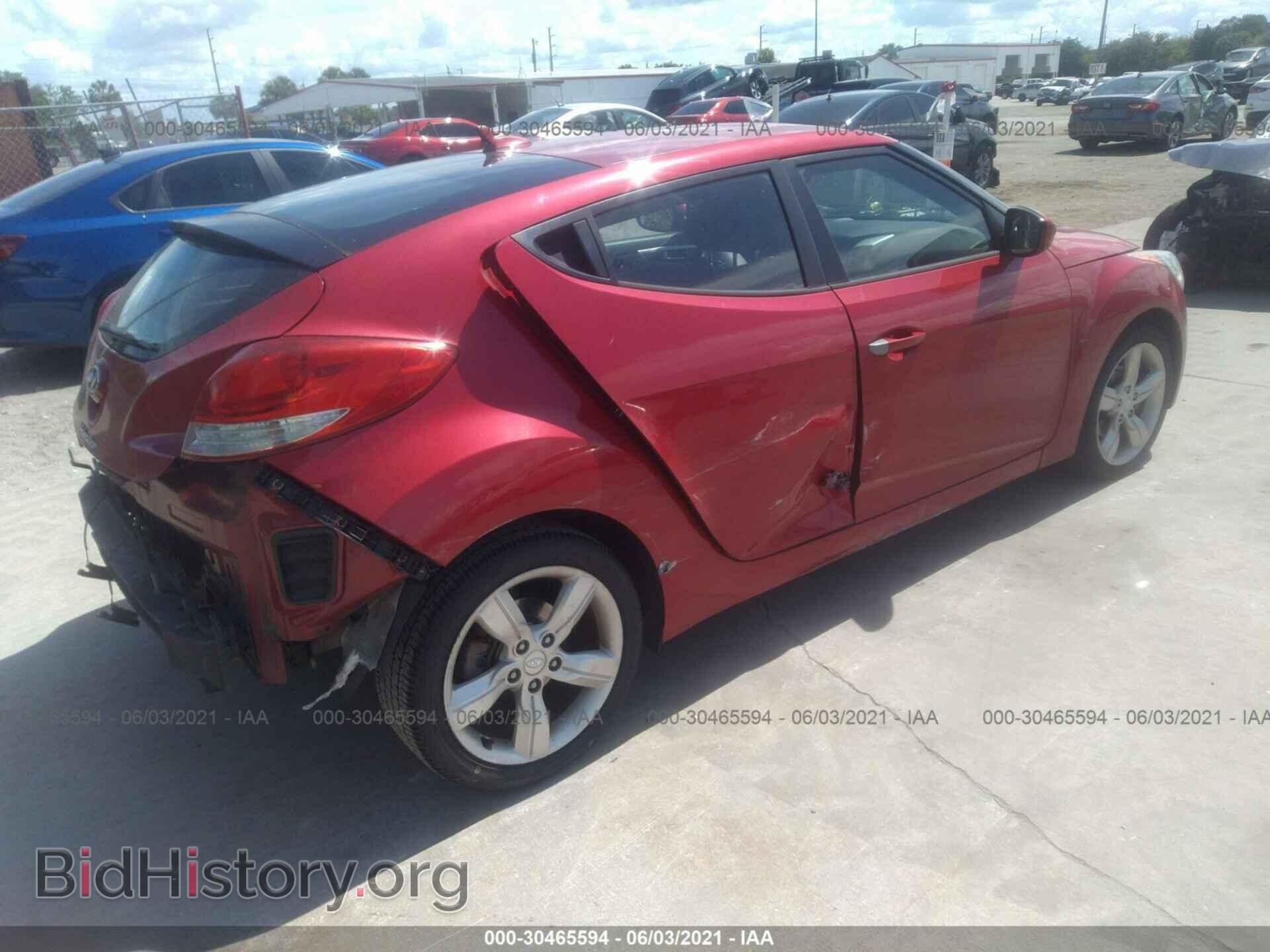 2014 HYUNDAI VELOSTER - VIN: KMHTC6AD3EU204280 - Фото 4