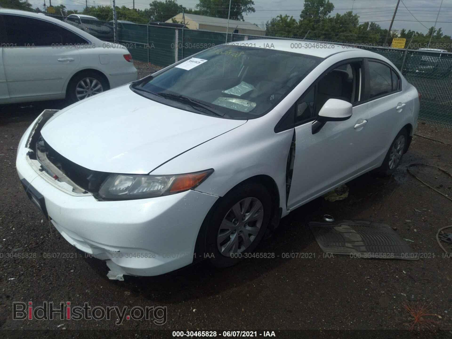 2012 HONDA CIVIC SDN - VIN: 19XFB2F55CE061679 - Фото 2
