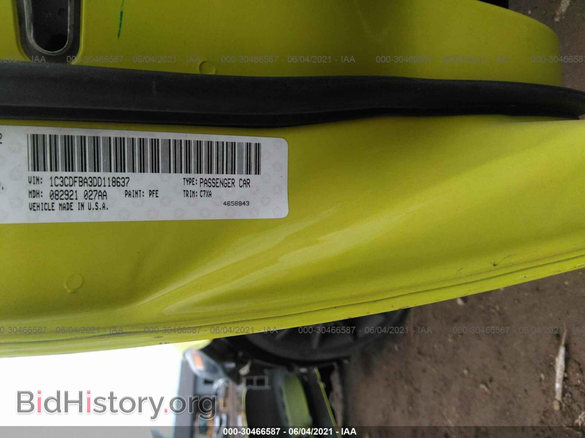 2013 DODGE DART - VIN: 1C3CDFBA3DD118637 - Фото 9