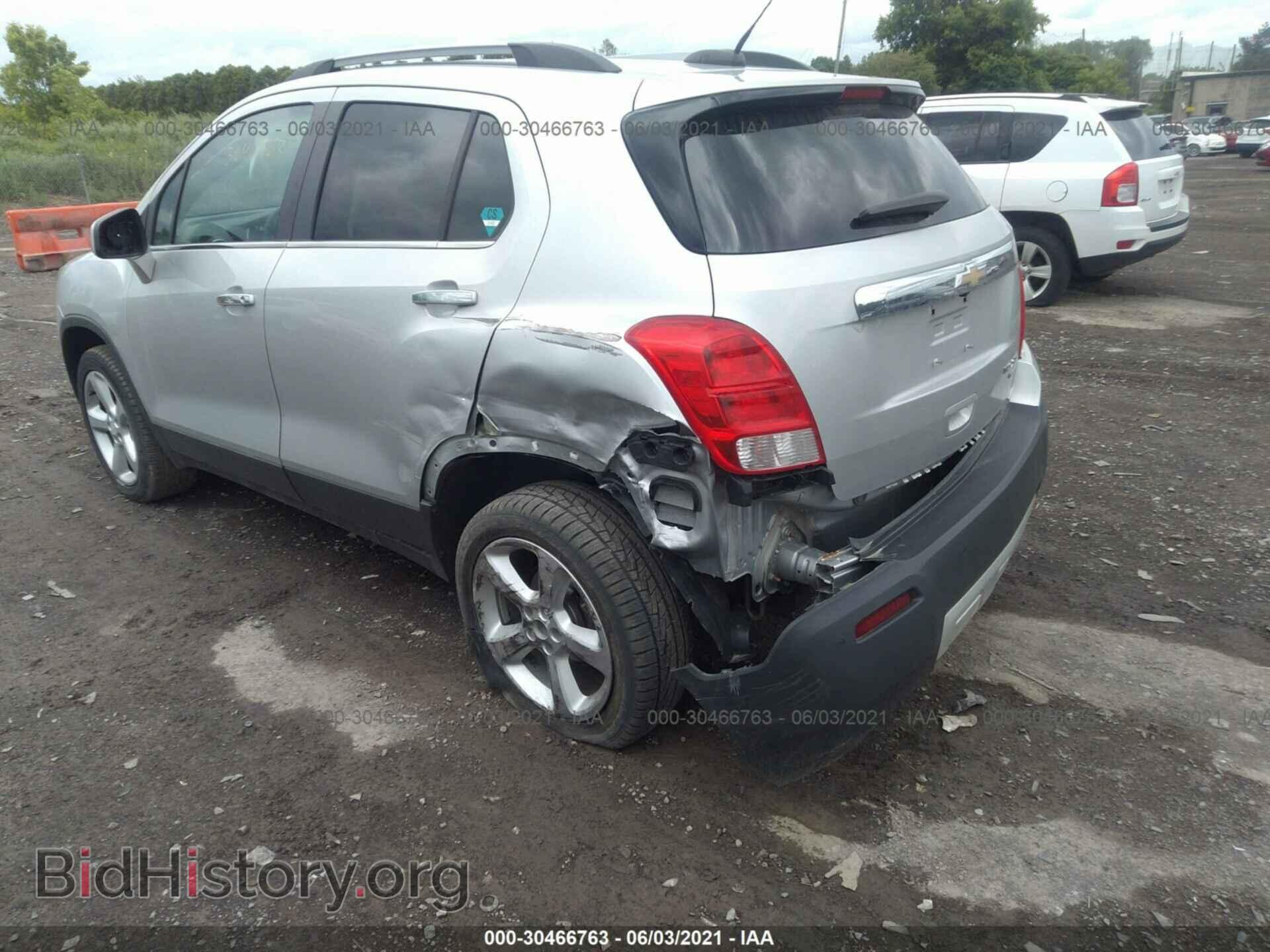 2016 CHEVROLET TRAX - VIN: 3GNCJRSB1GL188190 - Фото 3