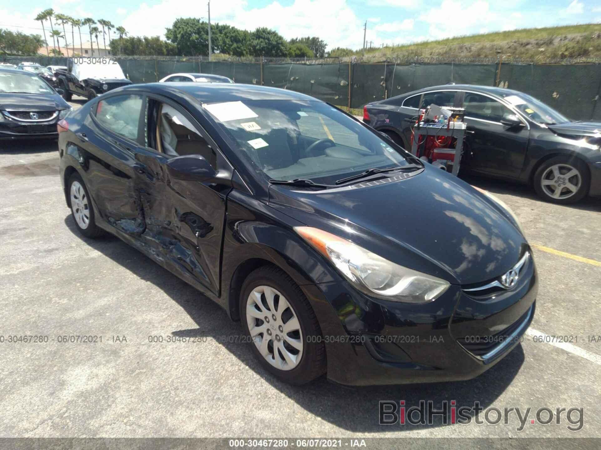 Photo 5NPDH4AEXCH138146 - HYUNDAI ELANTRA 2012