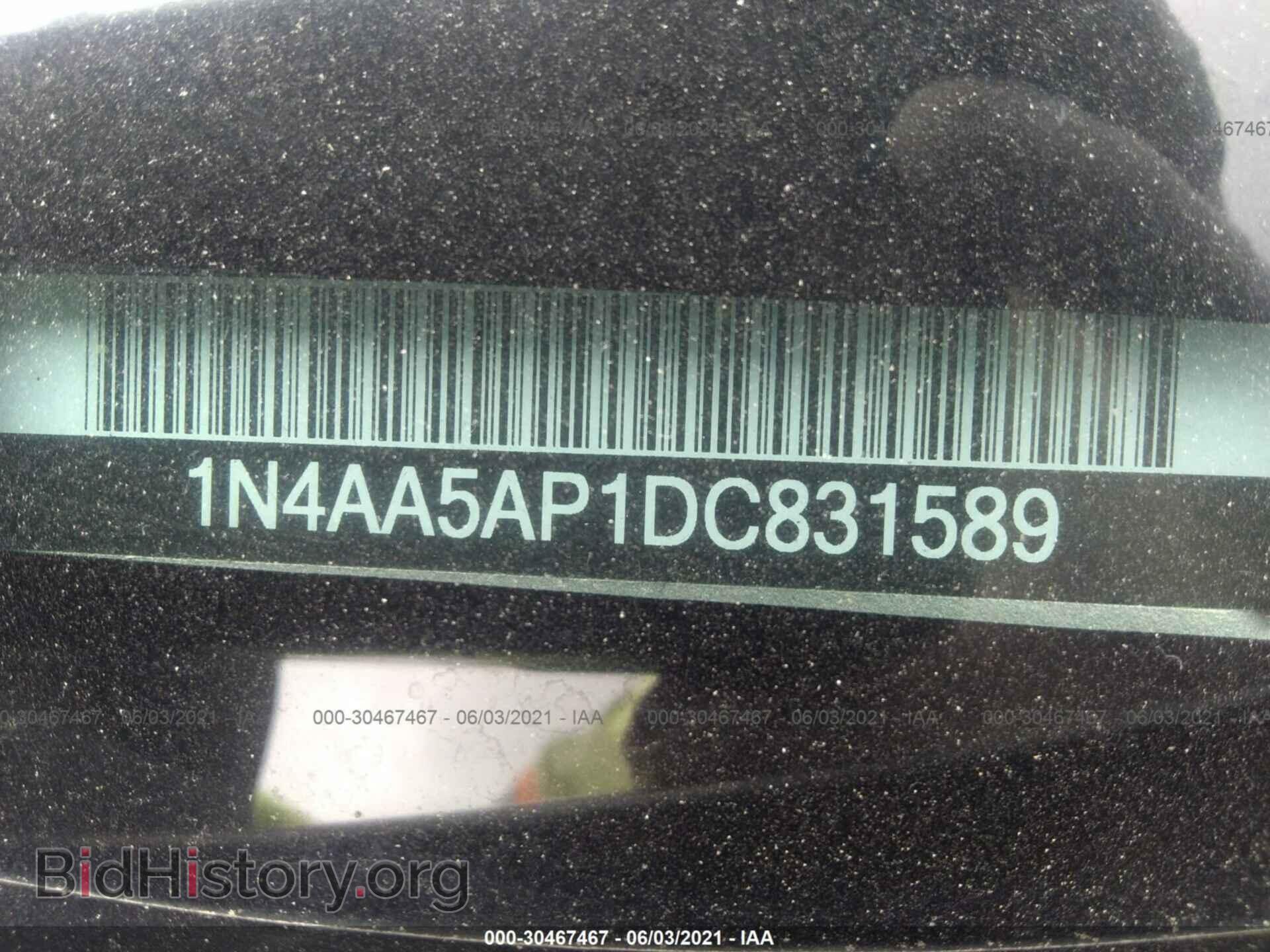 2013 NISSAN MAXIMA - VIN: 1N4AA5AP1DC831589 - Фото 9