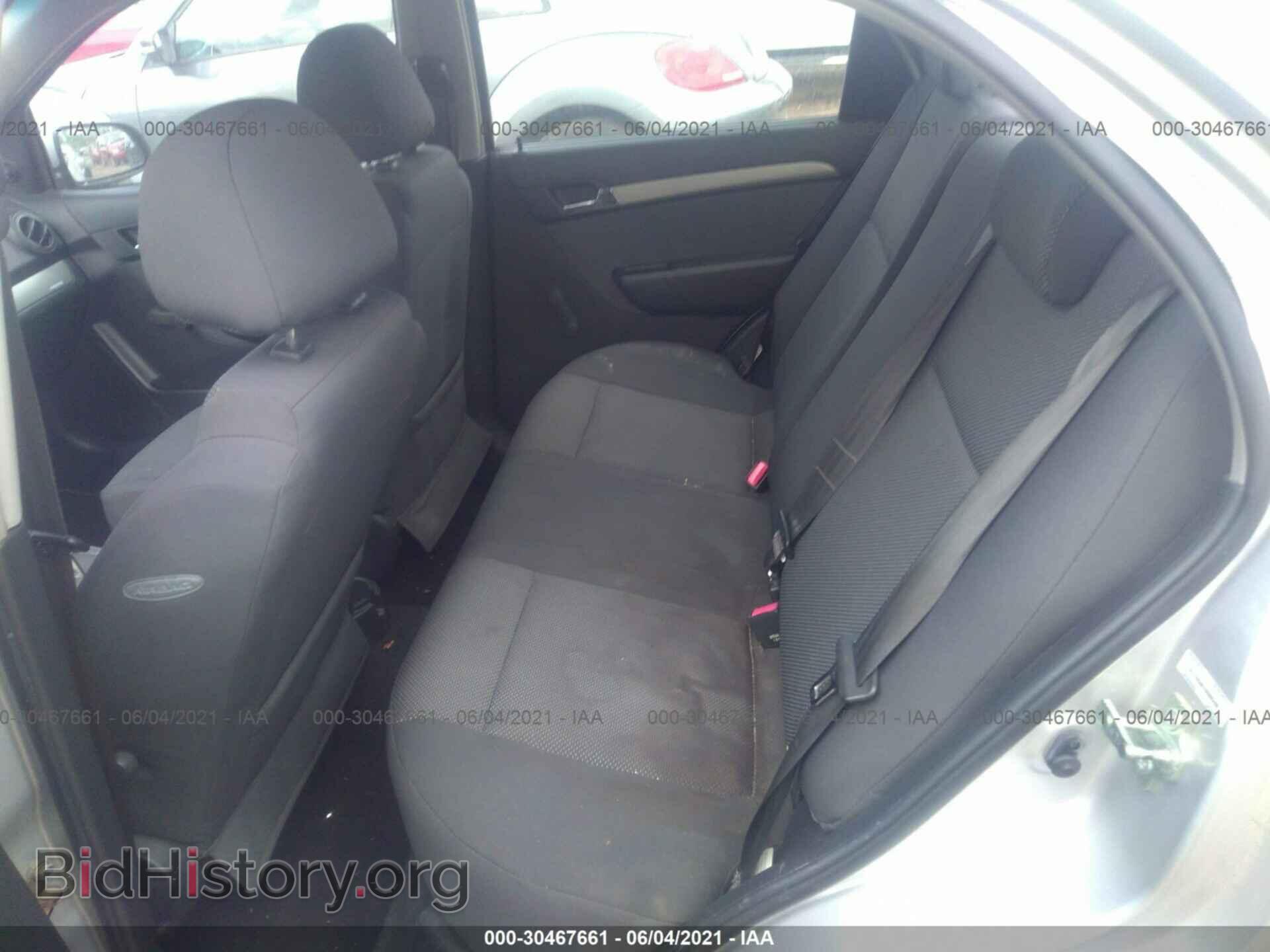 2008 CHEVROLET AVEO - VIN: KL1TD56678B005486 - Фото 8