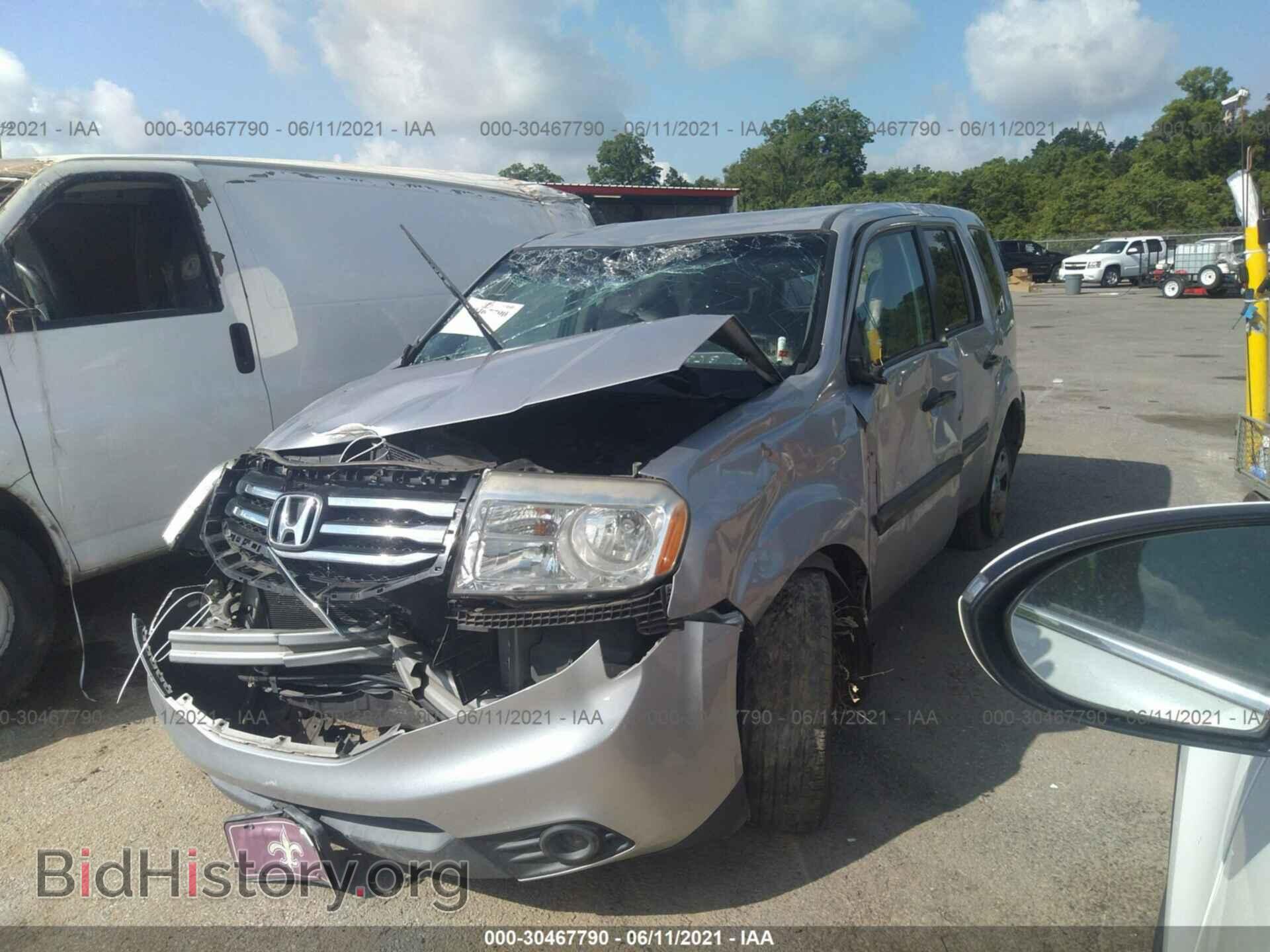 2012 HONDA PILOT - VIN: 5FNYF3H26CB010630 - Фото 2