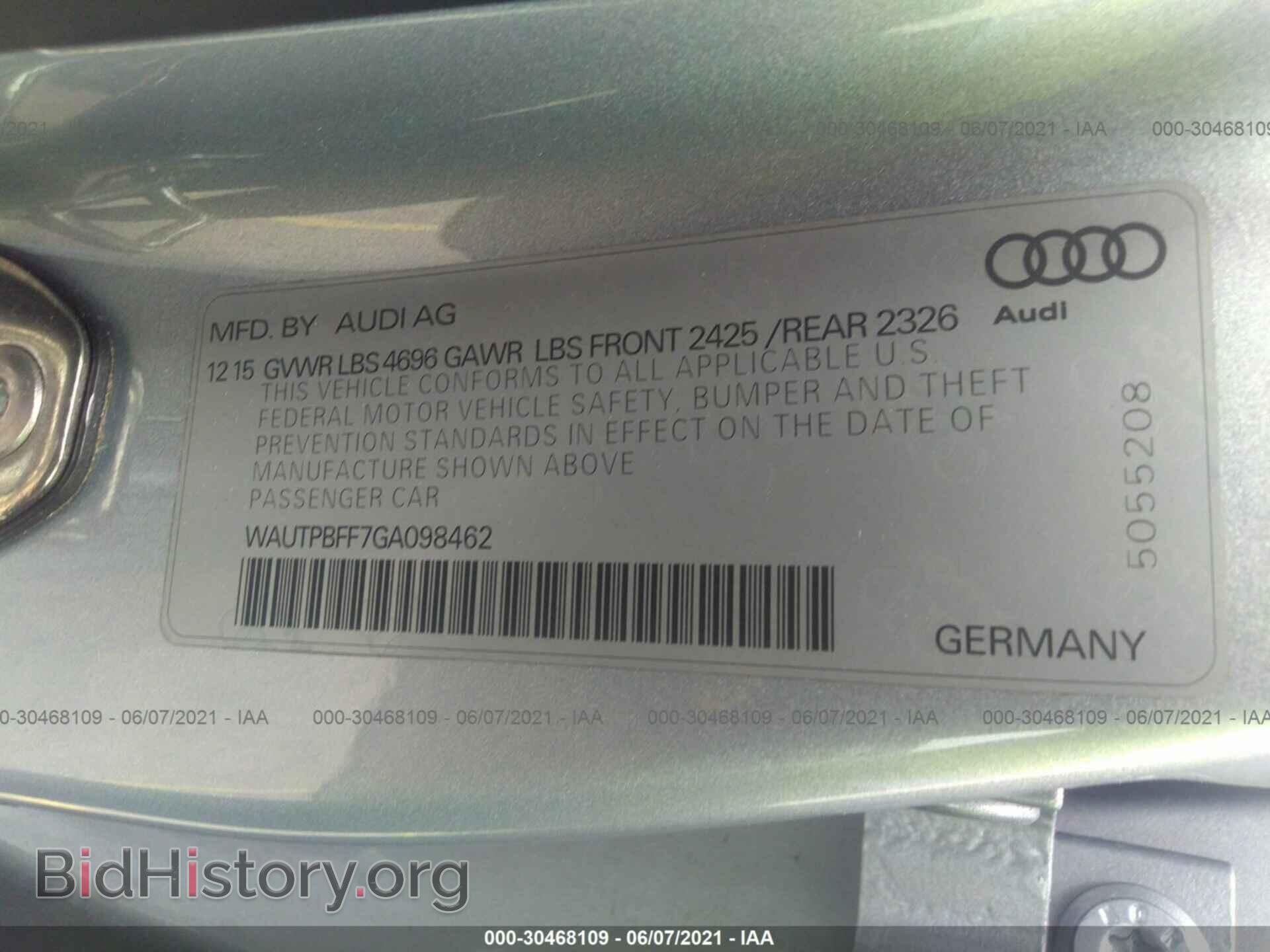 2016 AUDI A3 E-TRON - VIN: WAUTPBFF7GA098462 - Фото 9